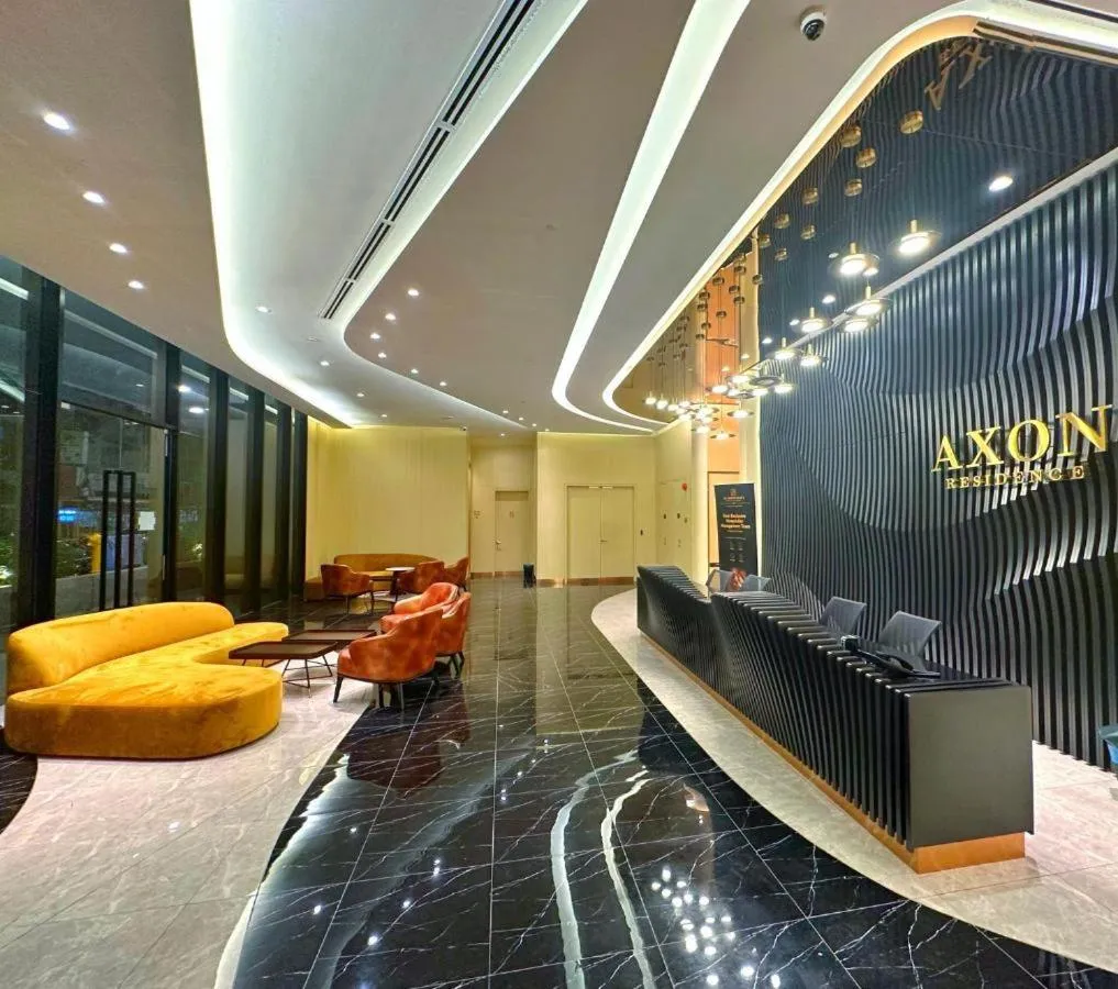 Facade/entrance in The Axon Bukit Bintang by SMOVF BNB