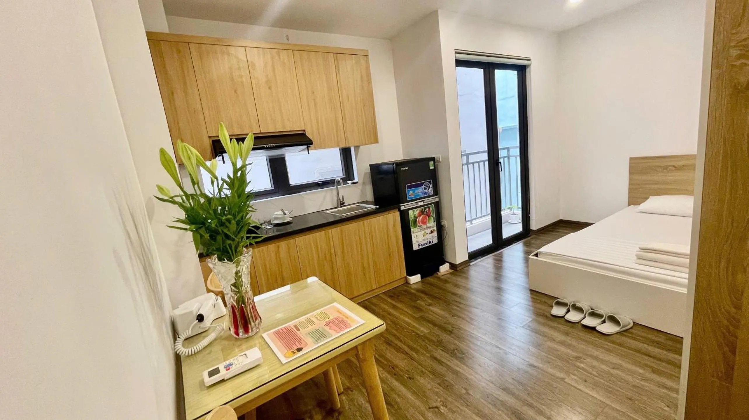 Bedroom, Bed in Era Apartment Khuc Thua Du