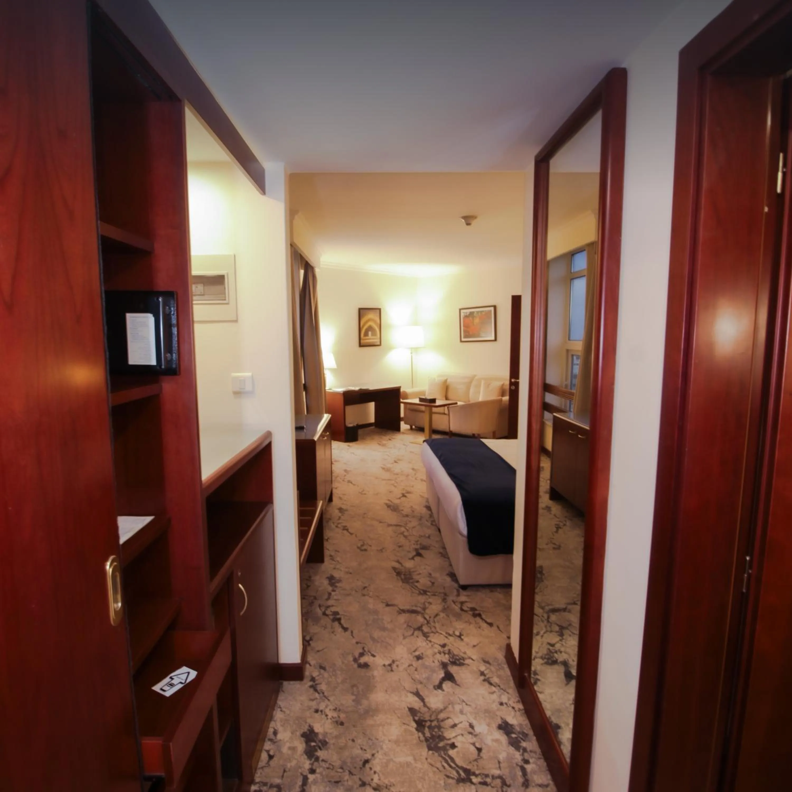 Bed in Amman Paradise Hotel