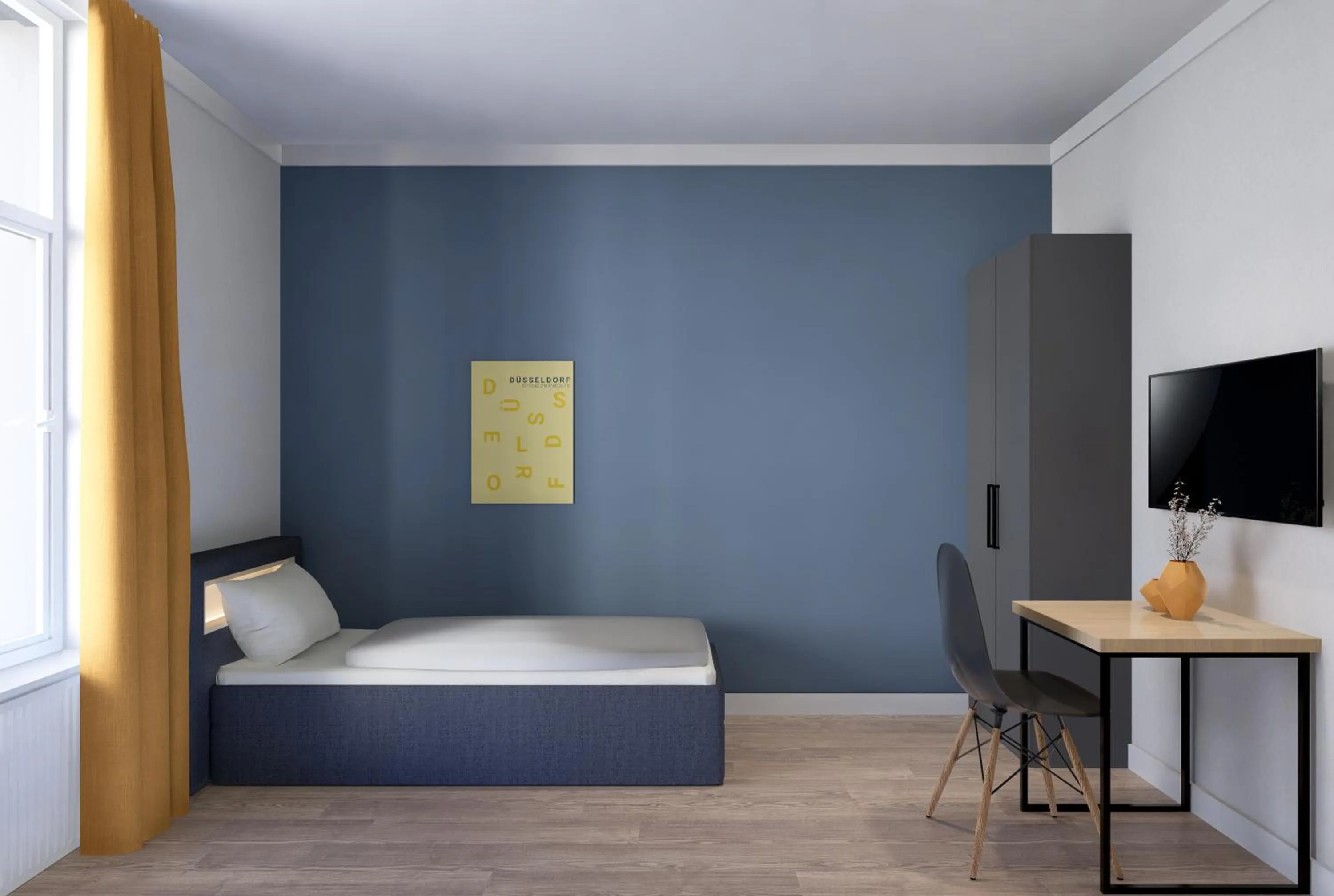 Bedroom, Bed in Antares Apartments