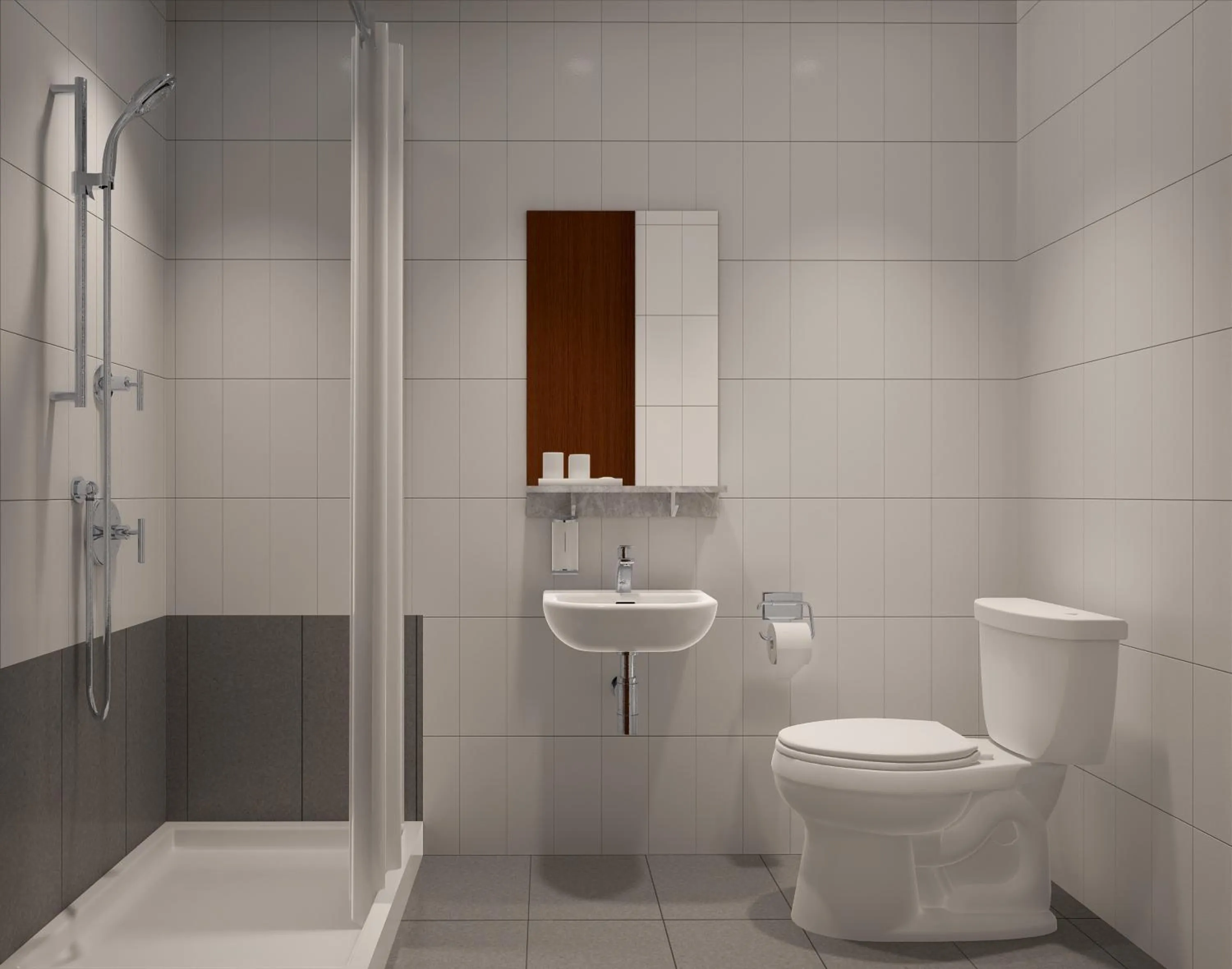 Bathroom in Antares Apartments