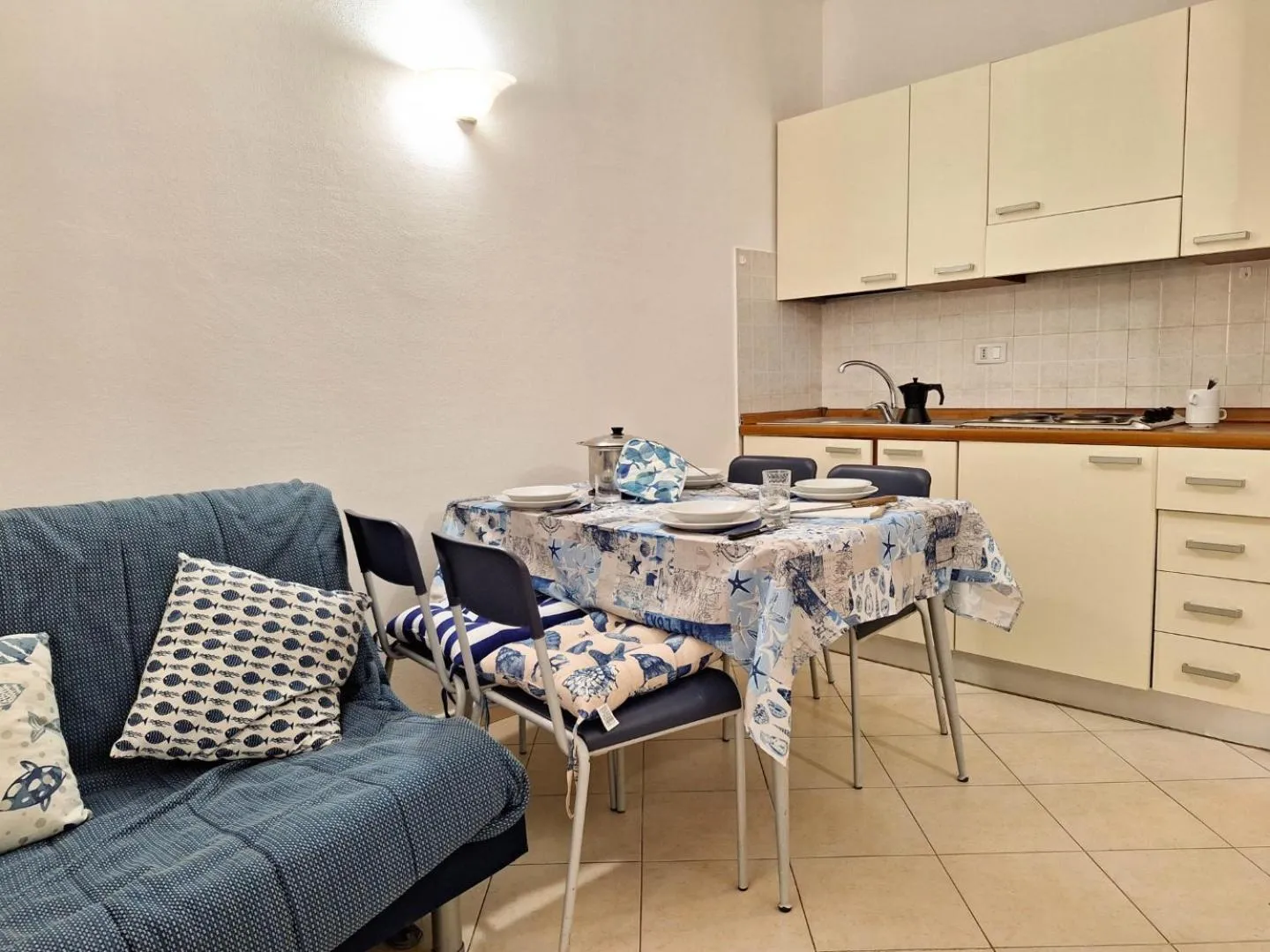 Kitchen or kitchenette in Pineta Azzurra