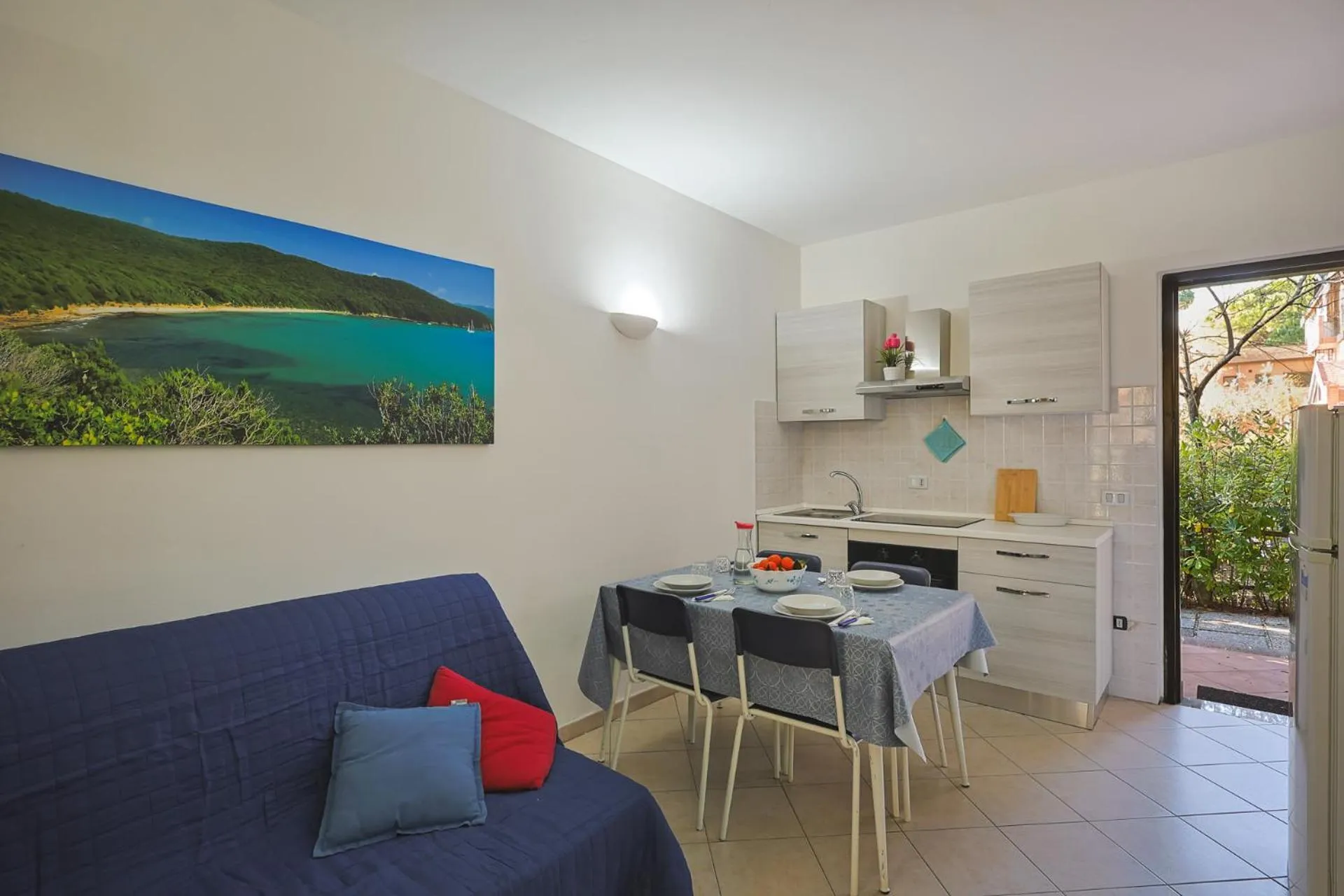 Kitchen or kitchenette in Pineta Azzurra