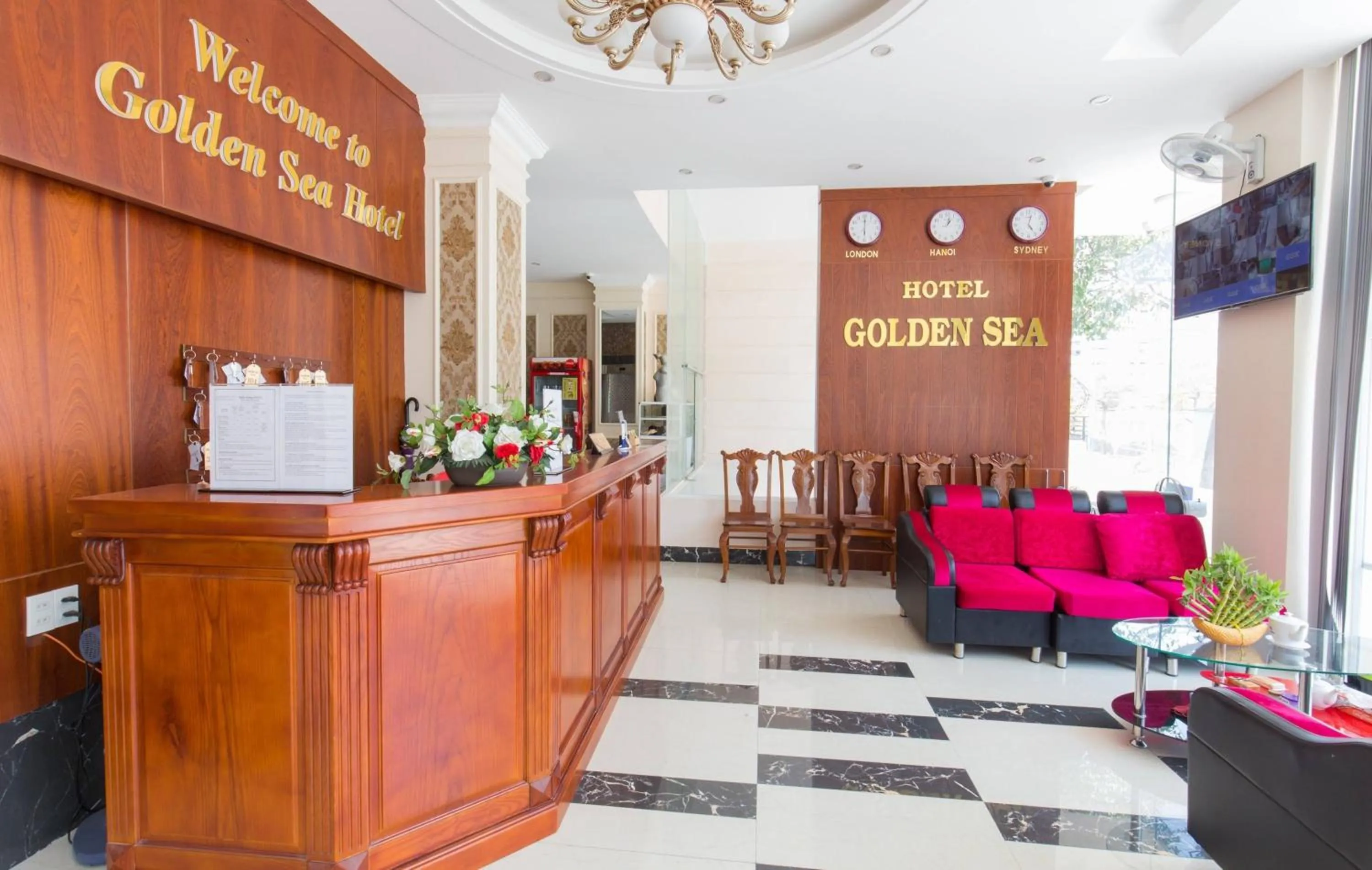 Lobby or reception in Biển Vàng Vũng Tàu Hotel
