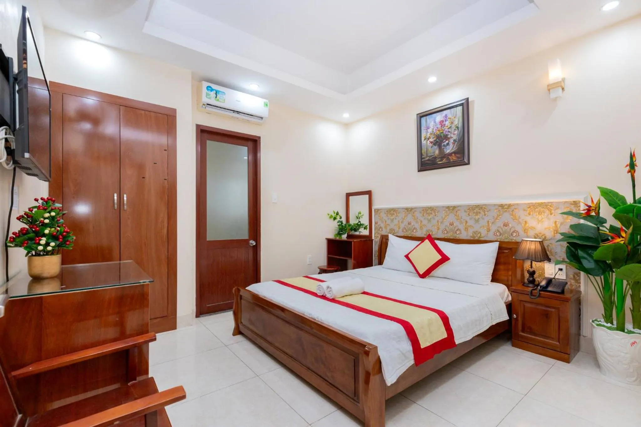 Bed in Biển Vàng Vũng Tàu Hotel