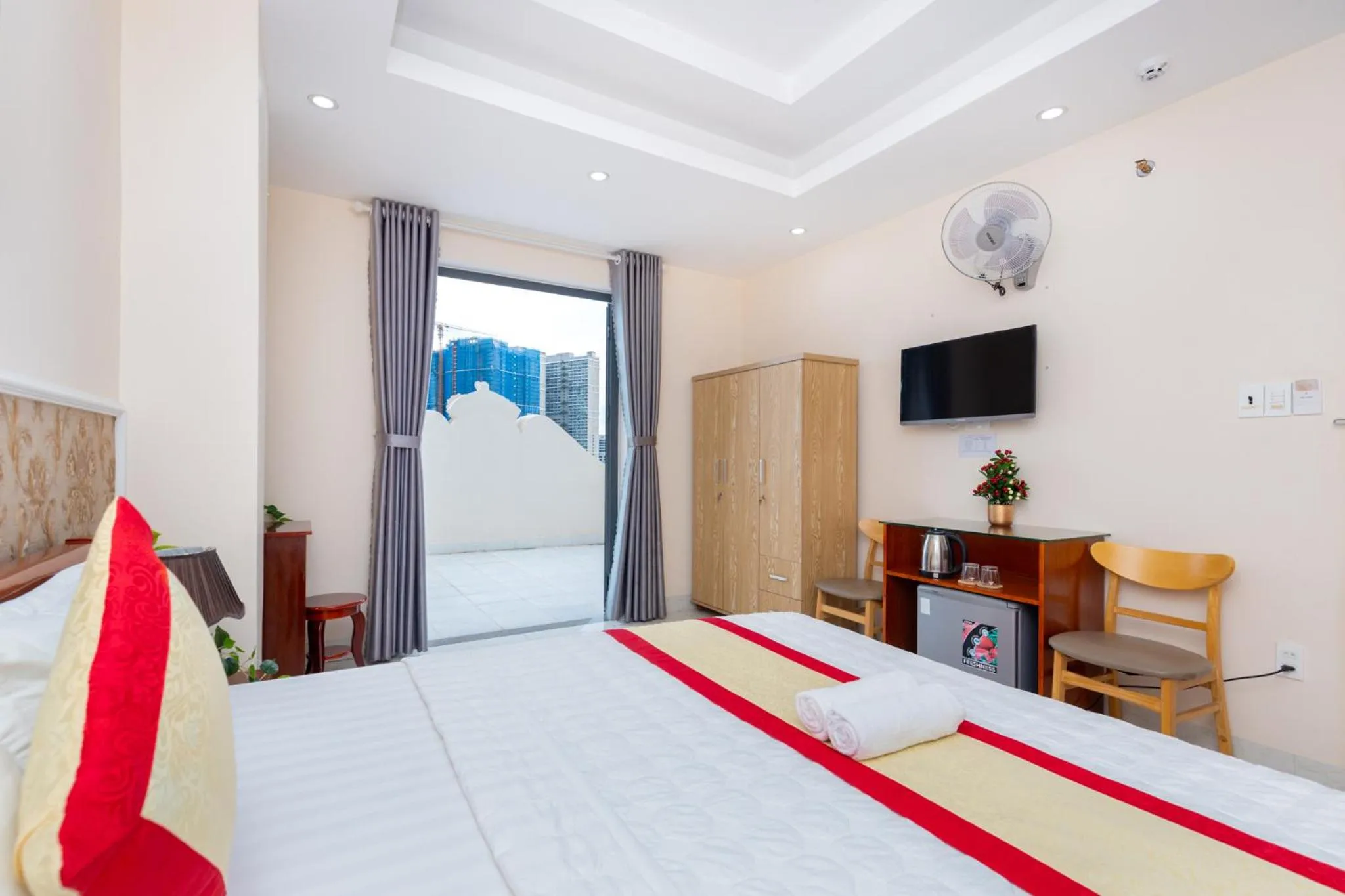 Bed in Biển Vàng Vũng Tàu Hotel