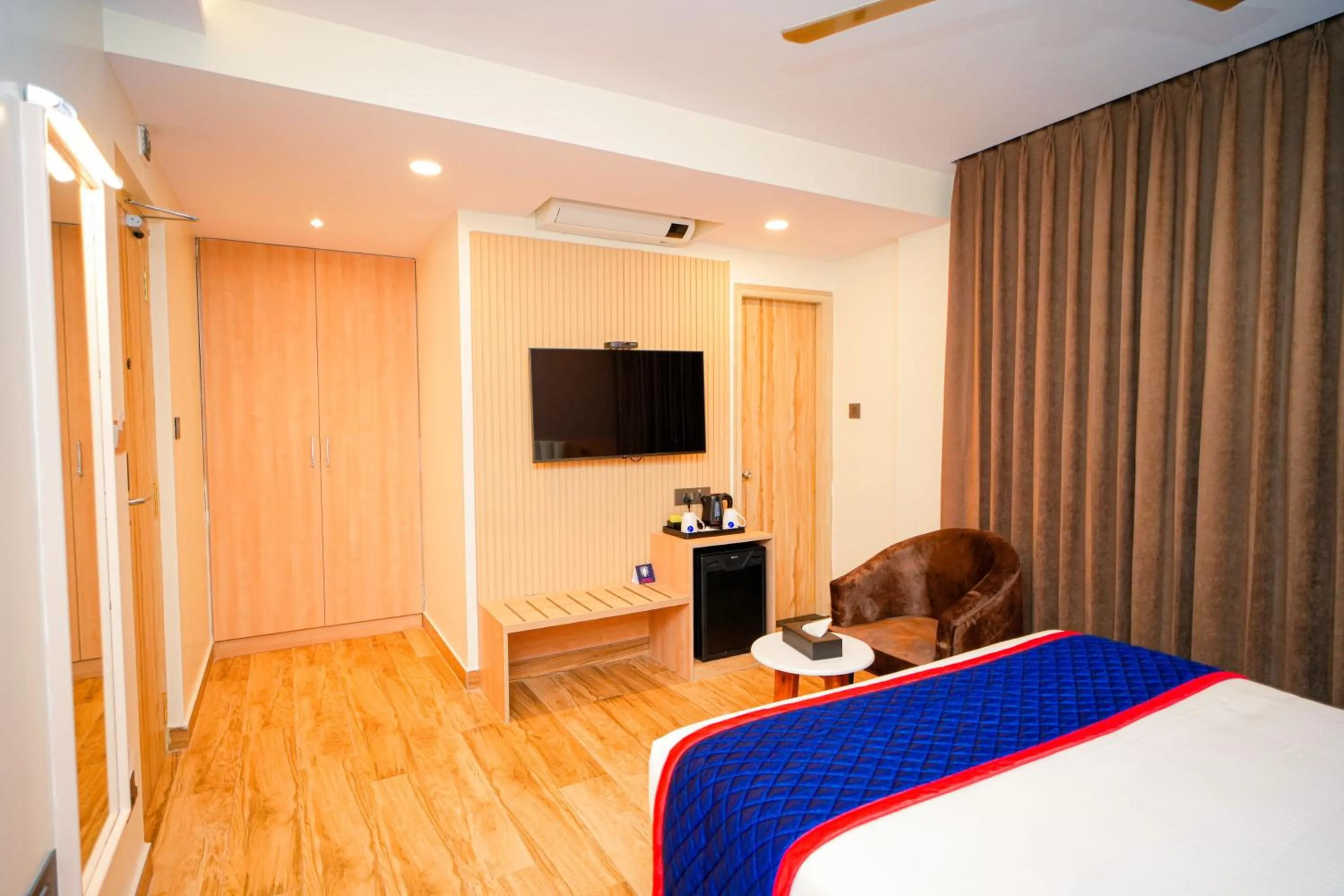 Communal lounge/ TV room, Bed in Zip by Spree Hotels Phoenix Marathahalli