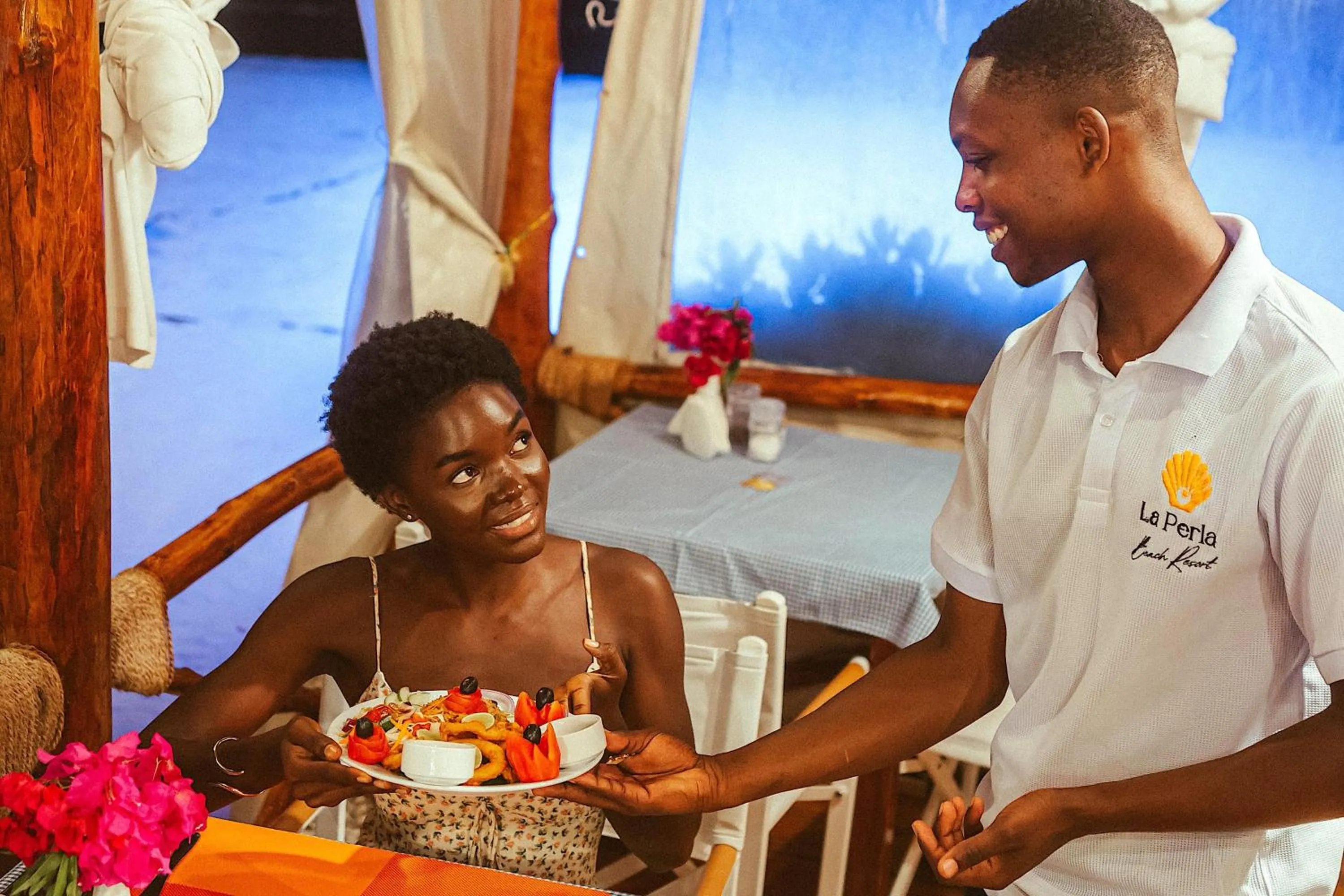 People in La Perla Beach Resort, Zanzibar - Your Beachfront Private Haven
