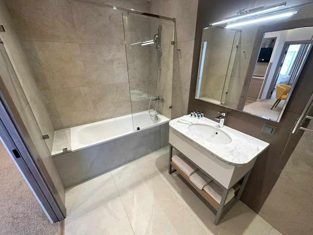 Bathroom in Apart Hotel Istaravshan