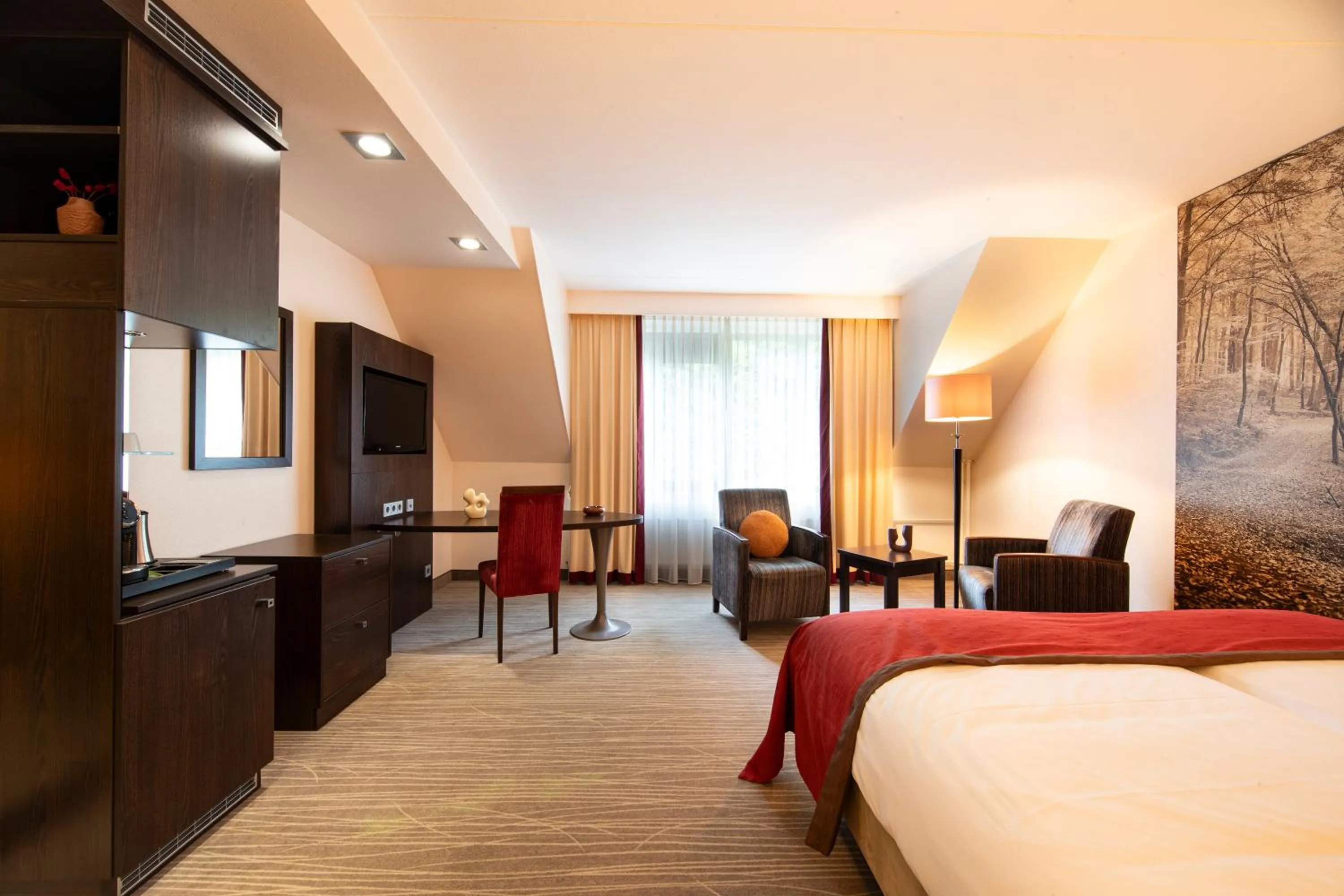 Bed in Bilderberg Hotel De Bovenste Molen