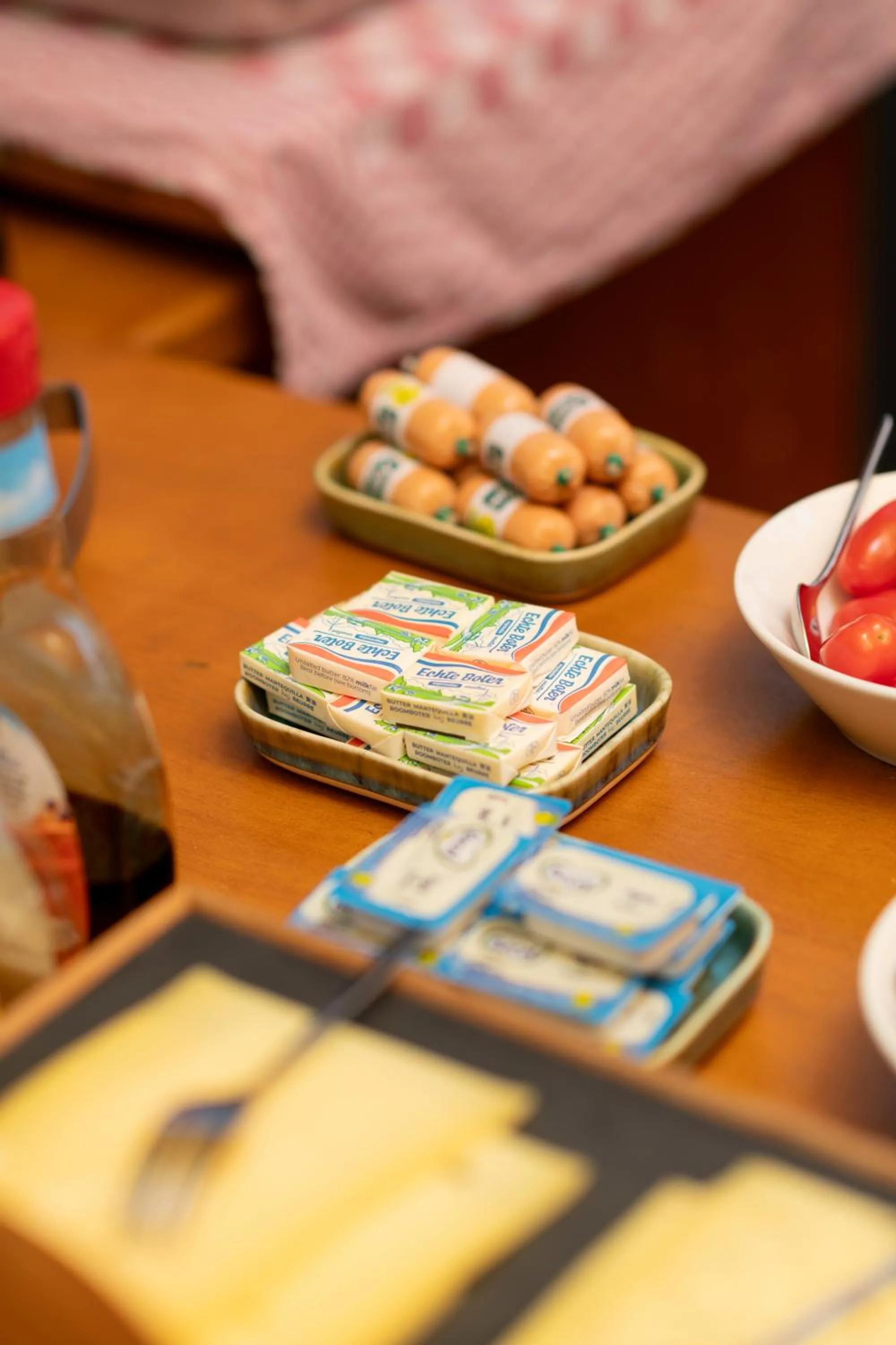 Food close-up in Hotel La Bohème