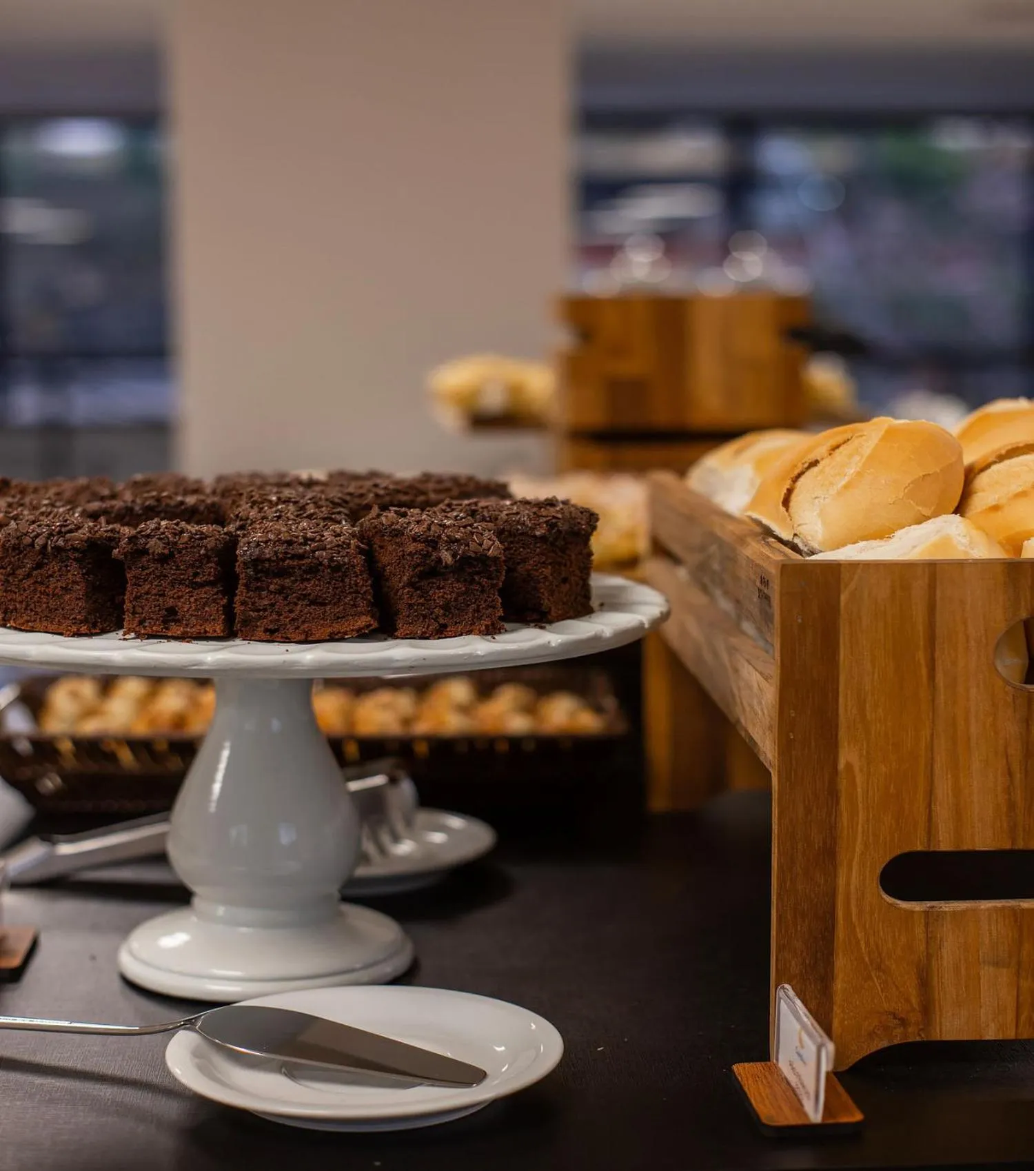 Buffet breakfast in Comfort Hotel Presidente Prudente