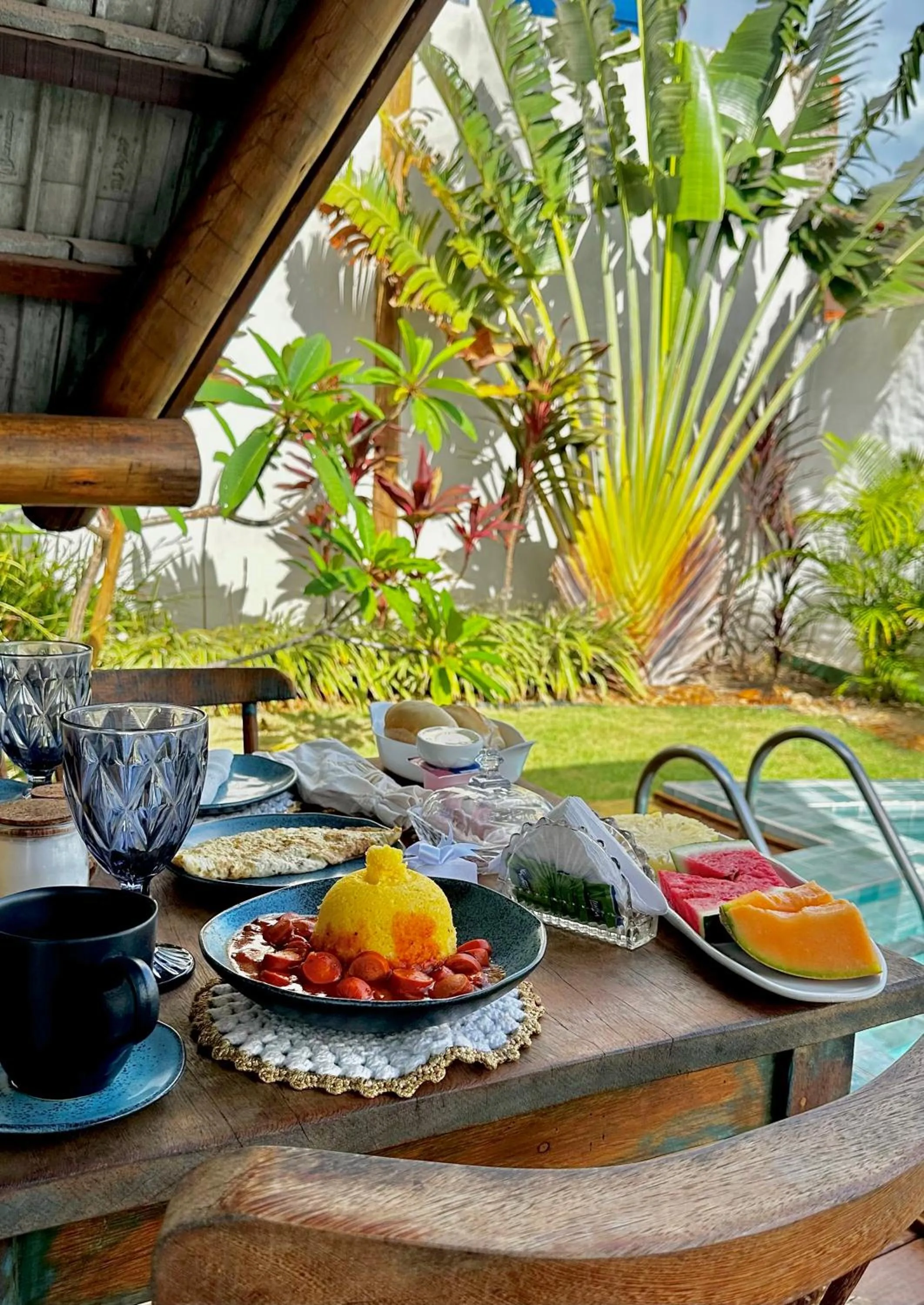 Breakfast in Pousada Villa di Luna