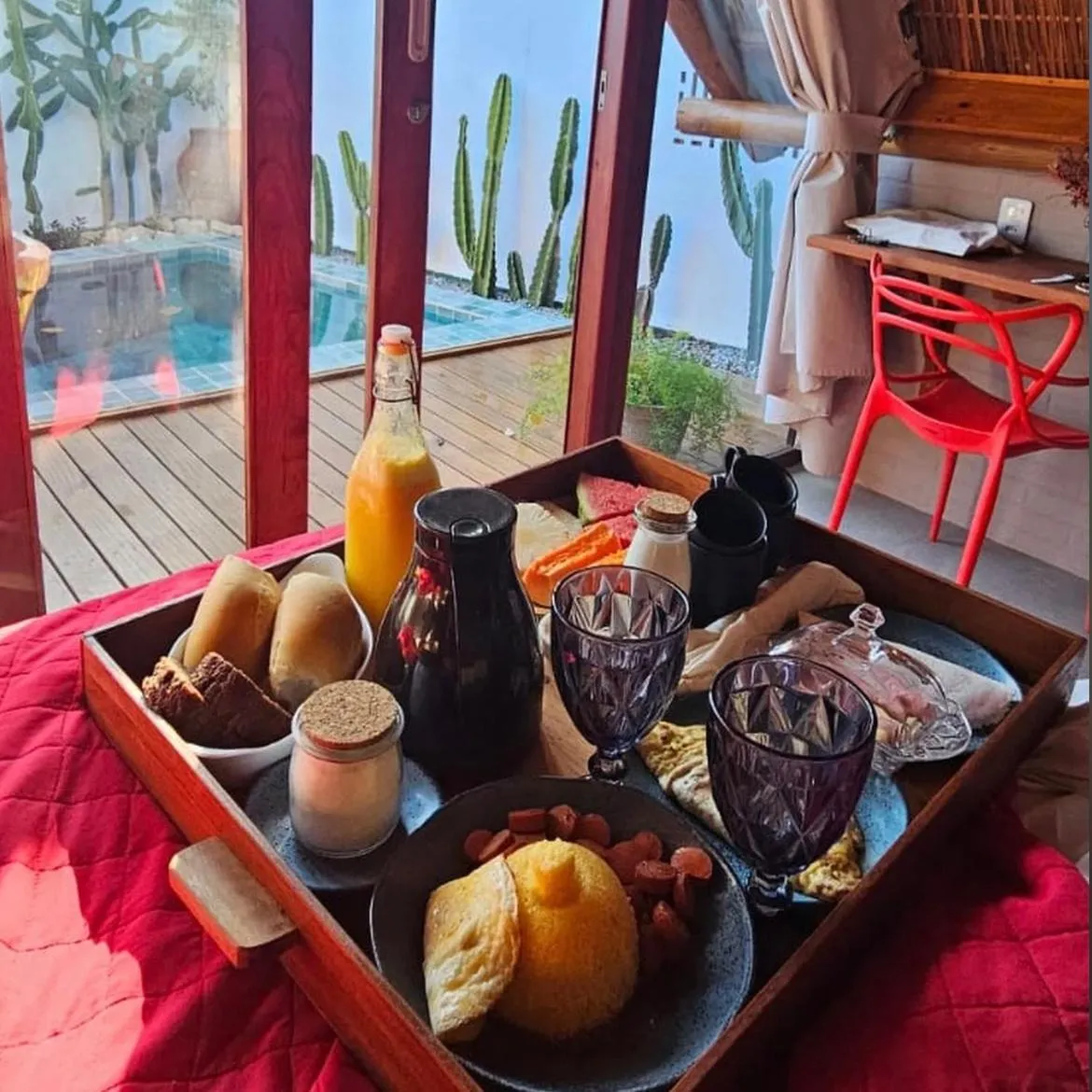 Breakfast in Pousada Villa di Luna