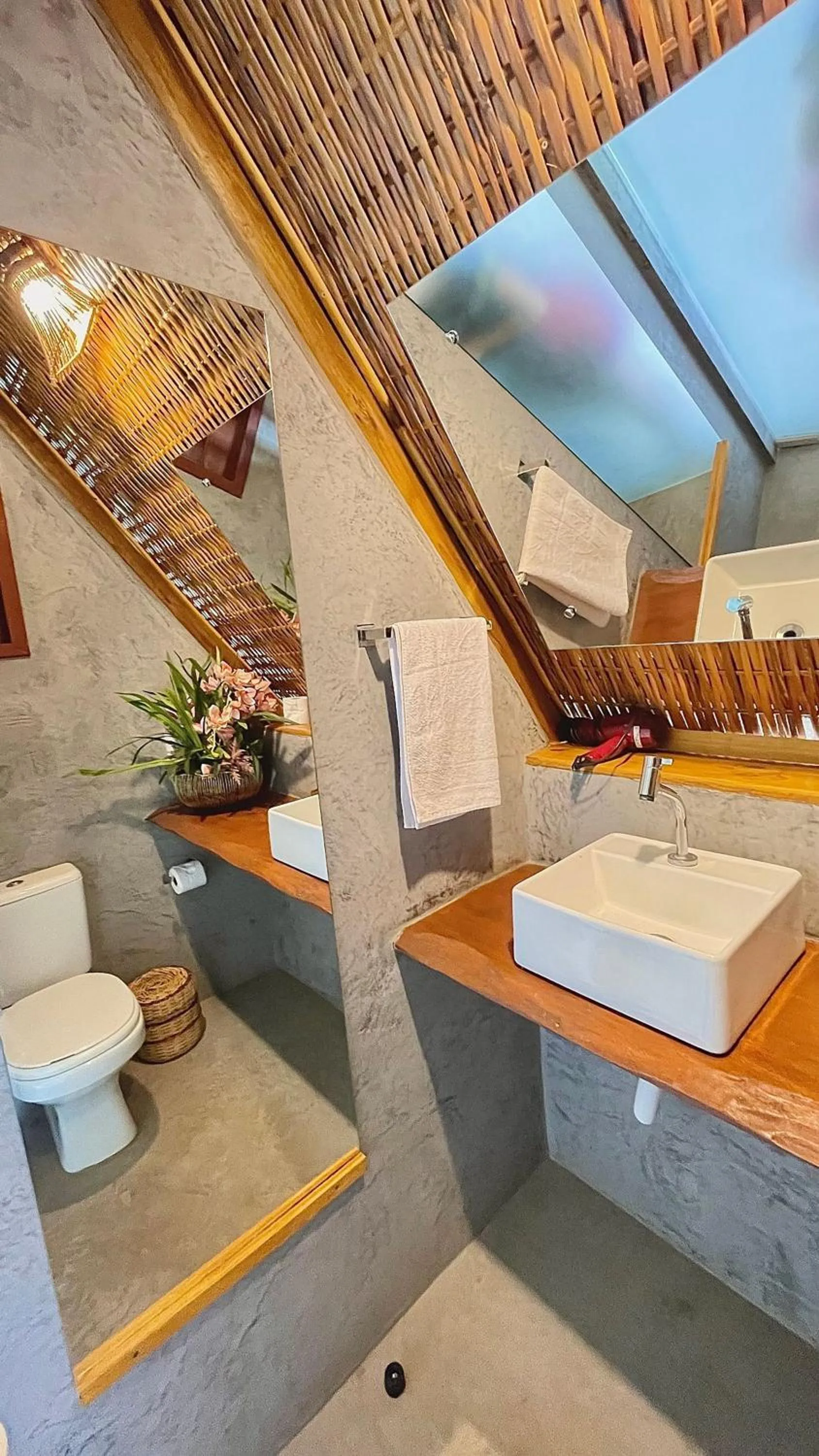 Toilet in Pousada Villa di Luna