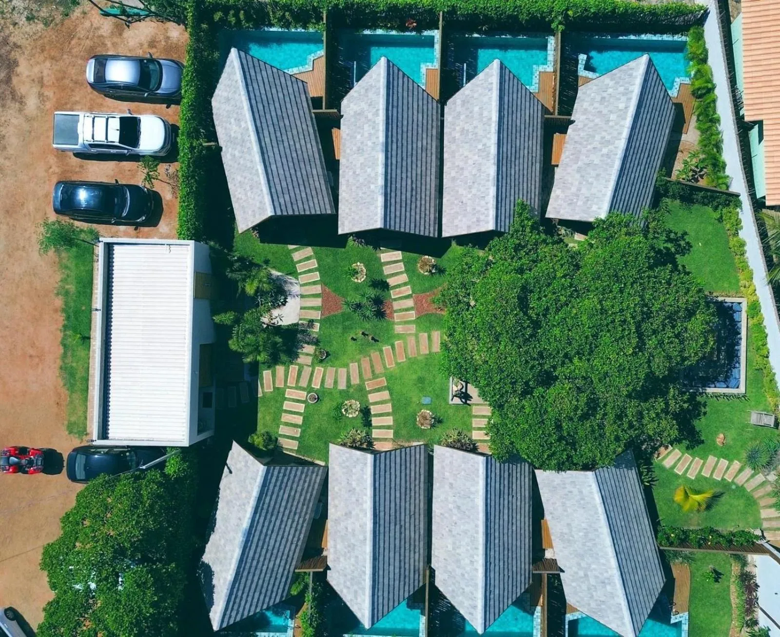 Bird's eye view in Pousada Villa di Luna