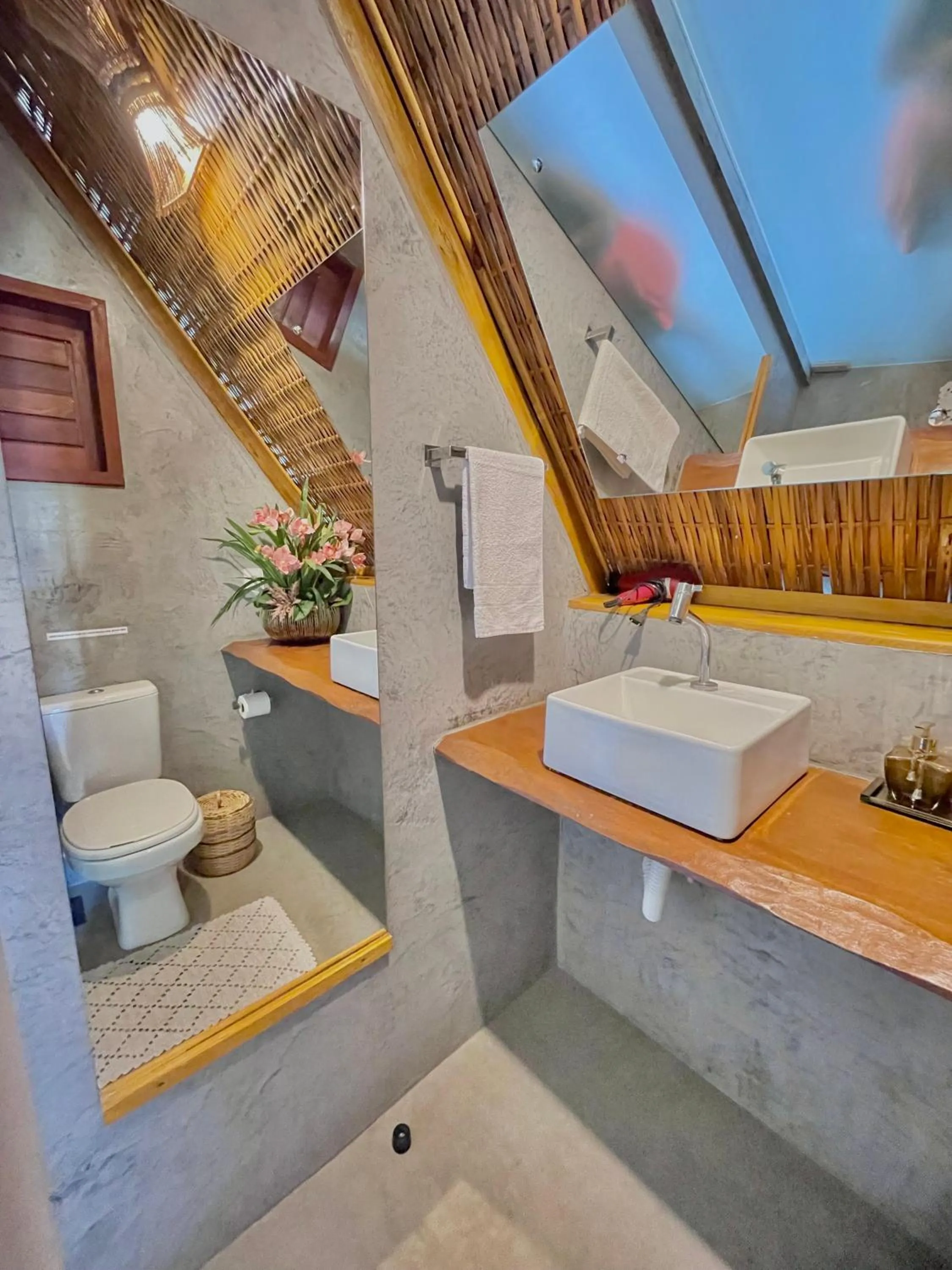 Bathroom in Pousada Villa di Luna