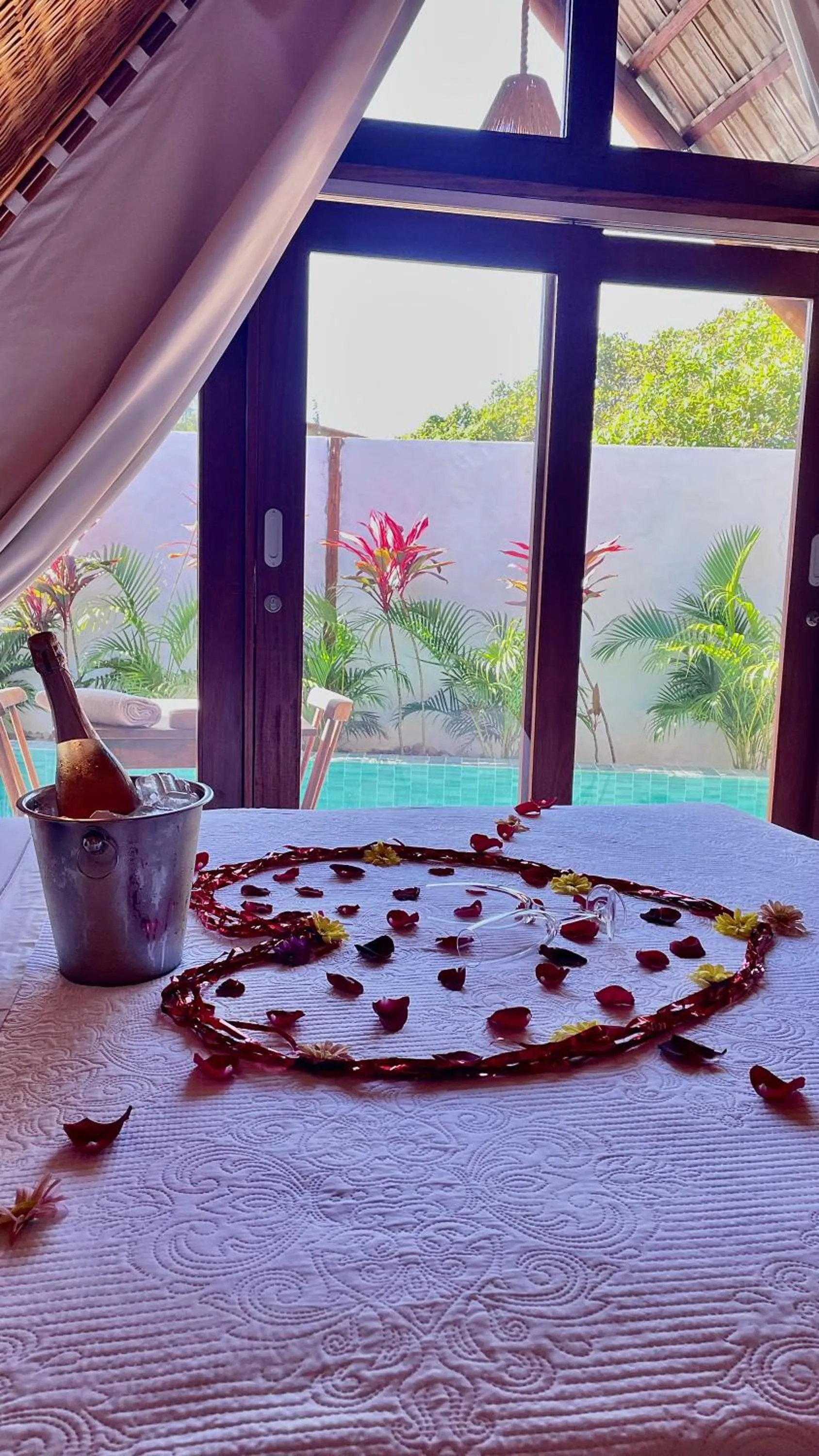 Decorative detail, Bed in Pousada Villa di Luna