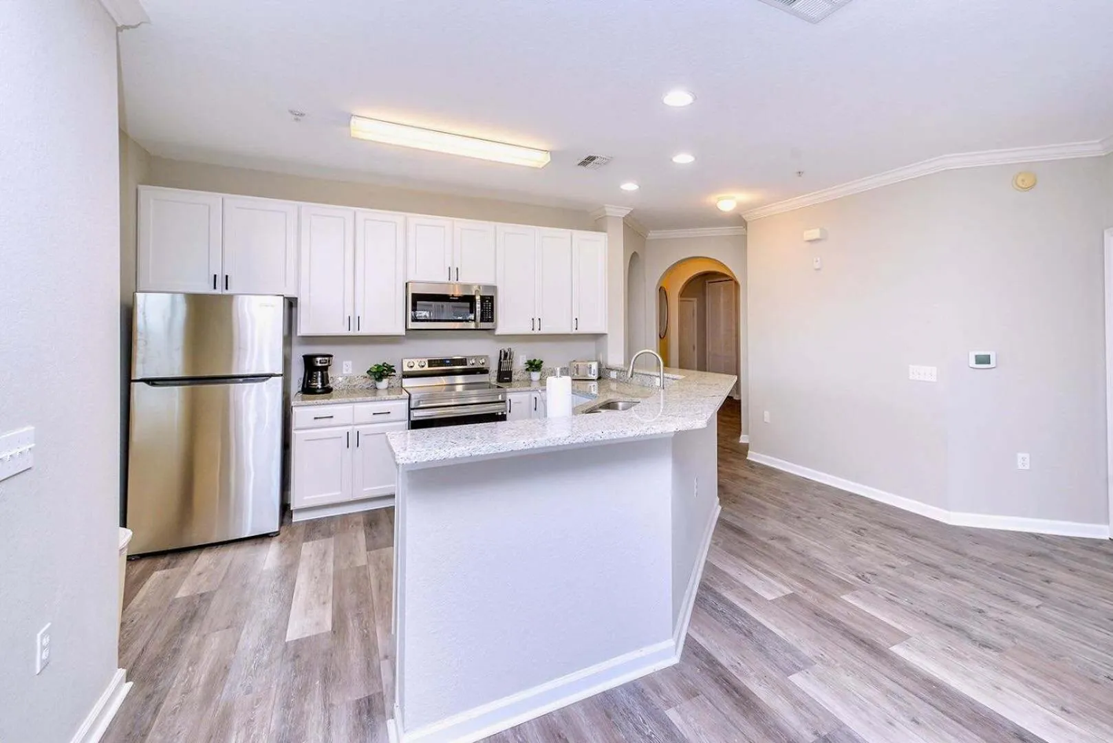 Kitchen or kitchenette in Upstay Pet-Friendly Condo 6 Minutes from Disney