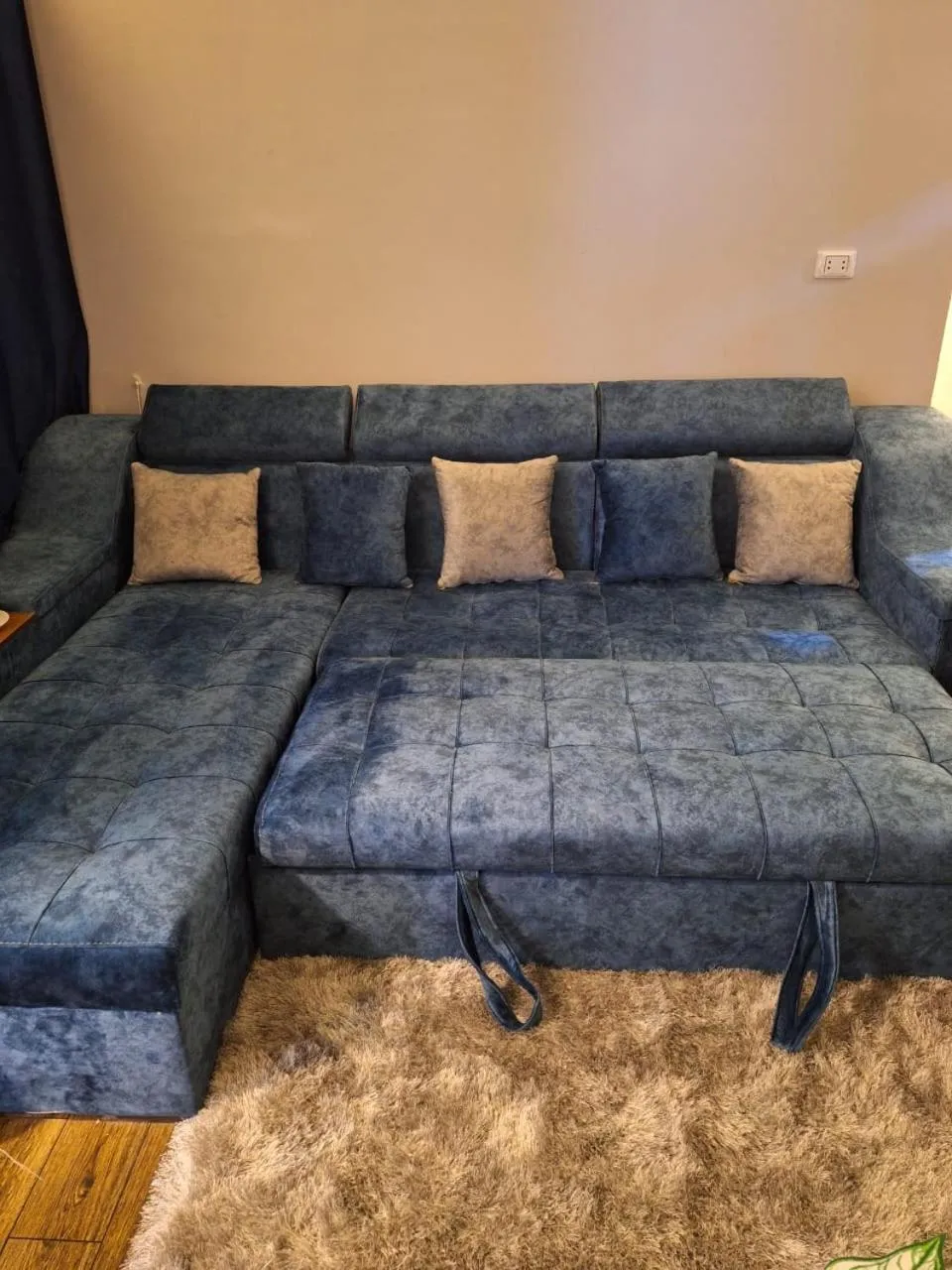 Seating area in downtown Family Suites