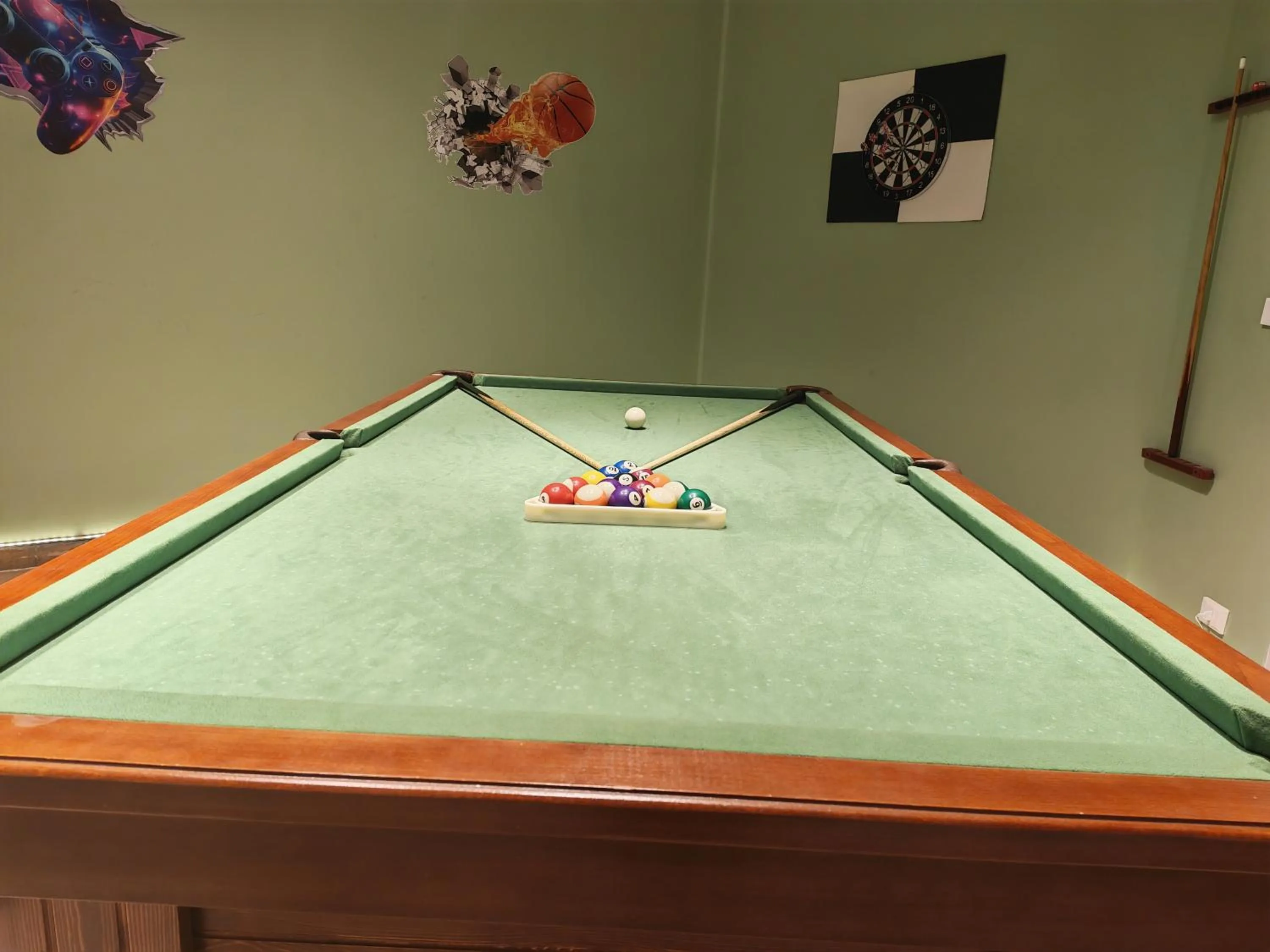 Game Room in downtown Family Suites