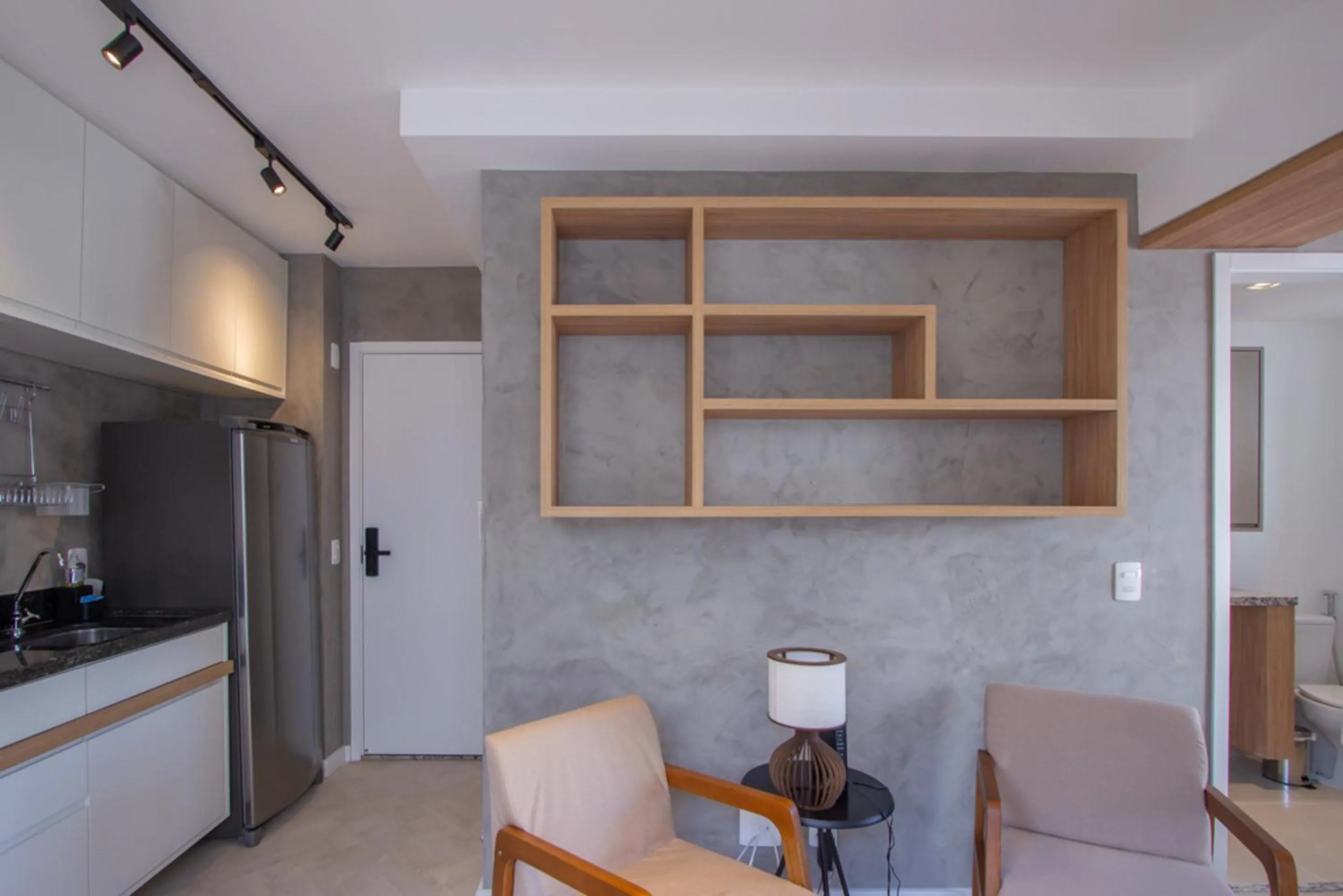 Seating area in 360 Ascent Paulista