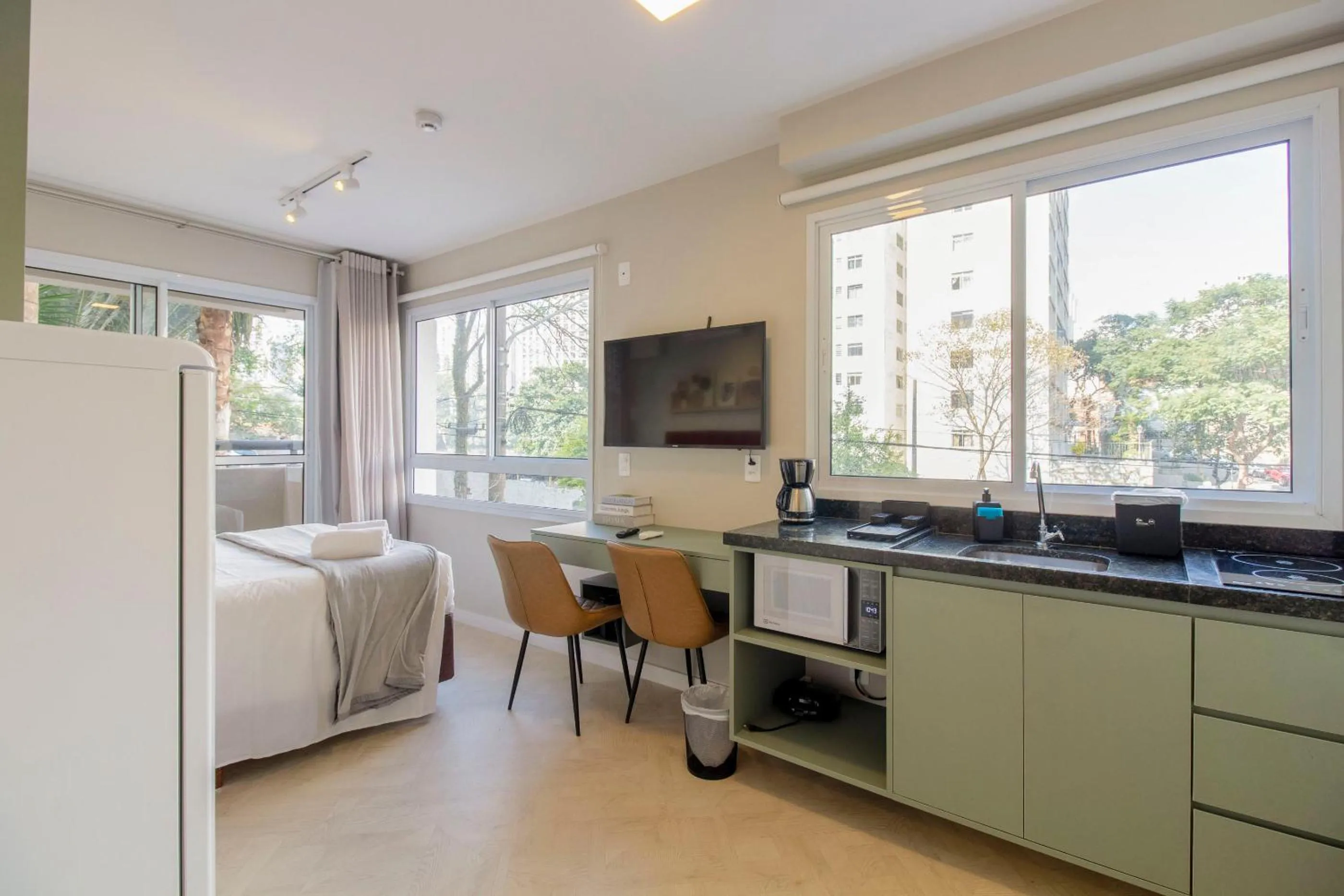 Kitchen or kitchenette in 360 Ascent Paulista