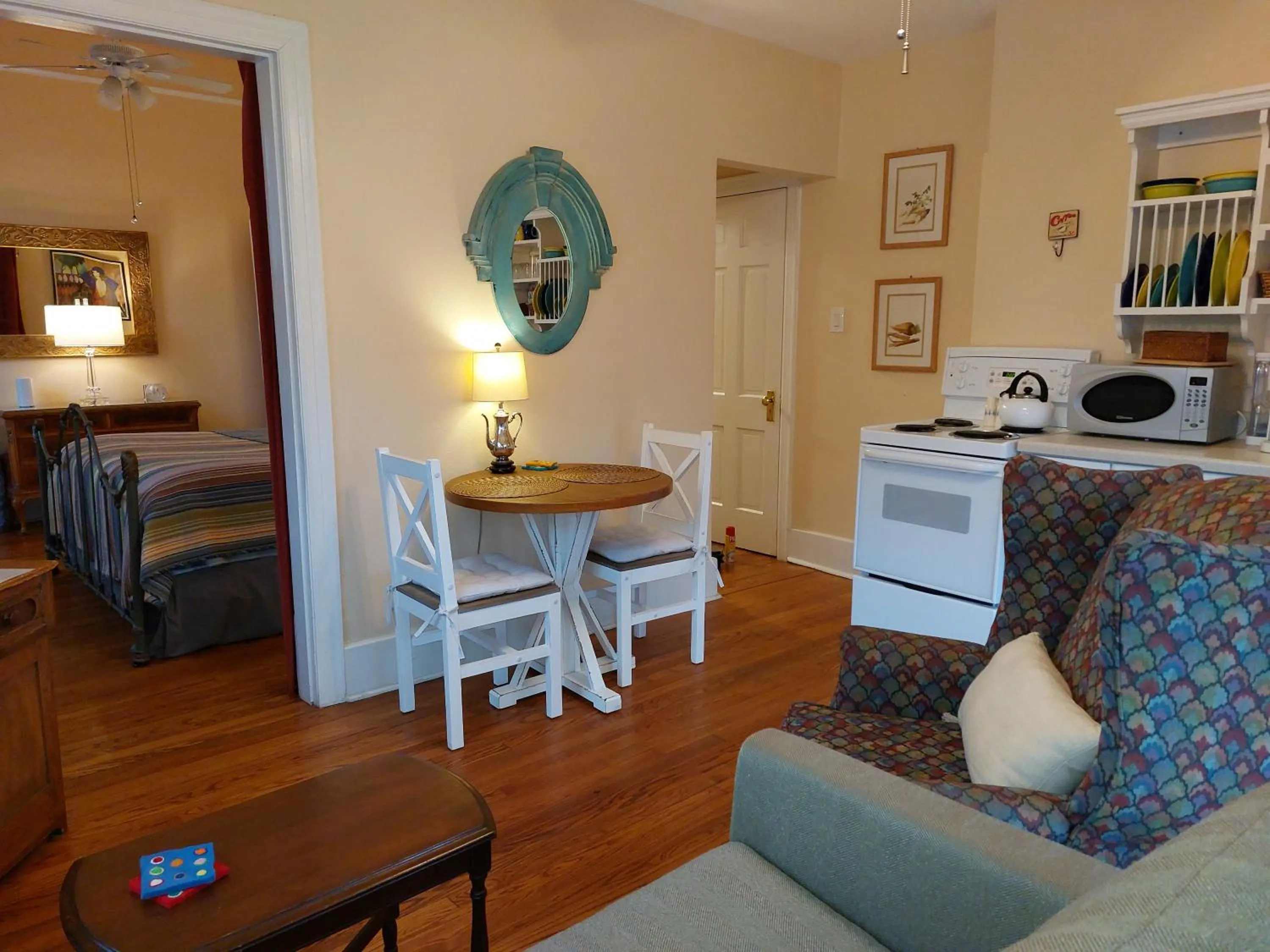 Seating area in Urban Cottages