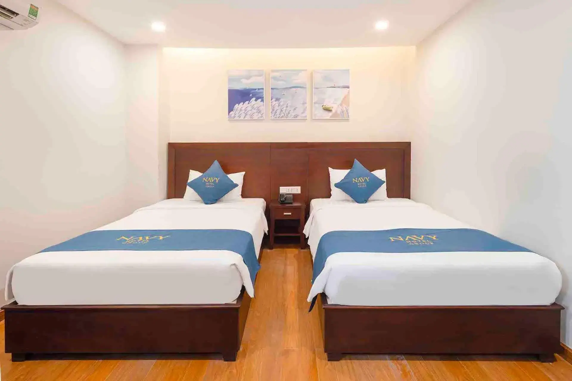 Standard Twin Room with No Window in Navy Hotel Nha Trang Standard Twin Room with No Window in Navy Hotel Nha Trang