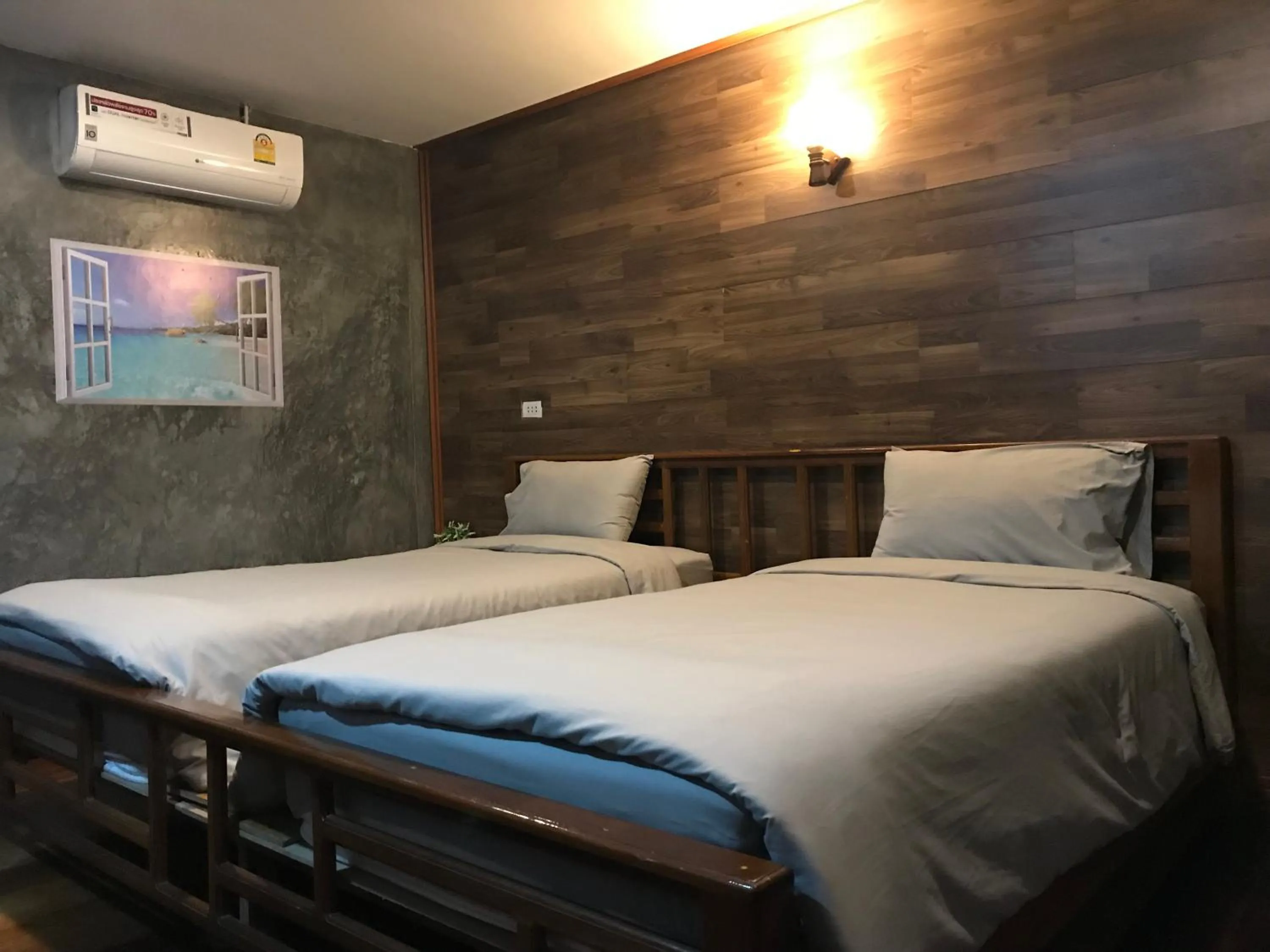 Bed in พบรักรีสอร์ท Pobruk resort