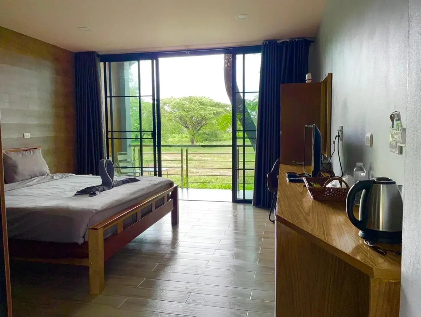 Deluxe Double Room with Balcony in พบรักรีสอร์ท Pobruk resort Deluxe Double Room with Balcony in พบรักรีสอร์ท Pobruk resort