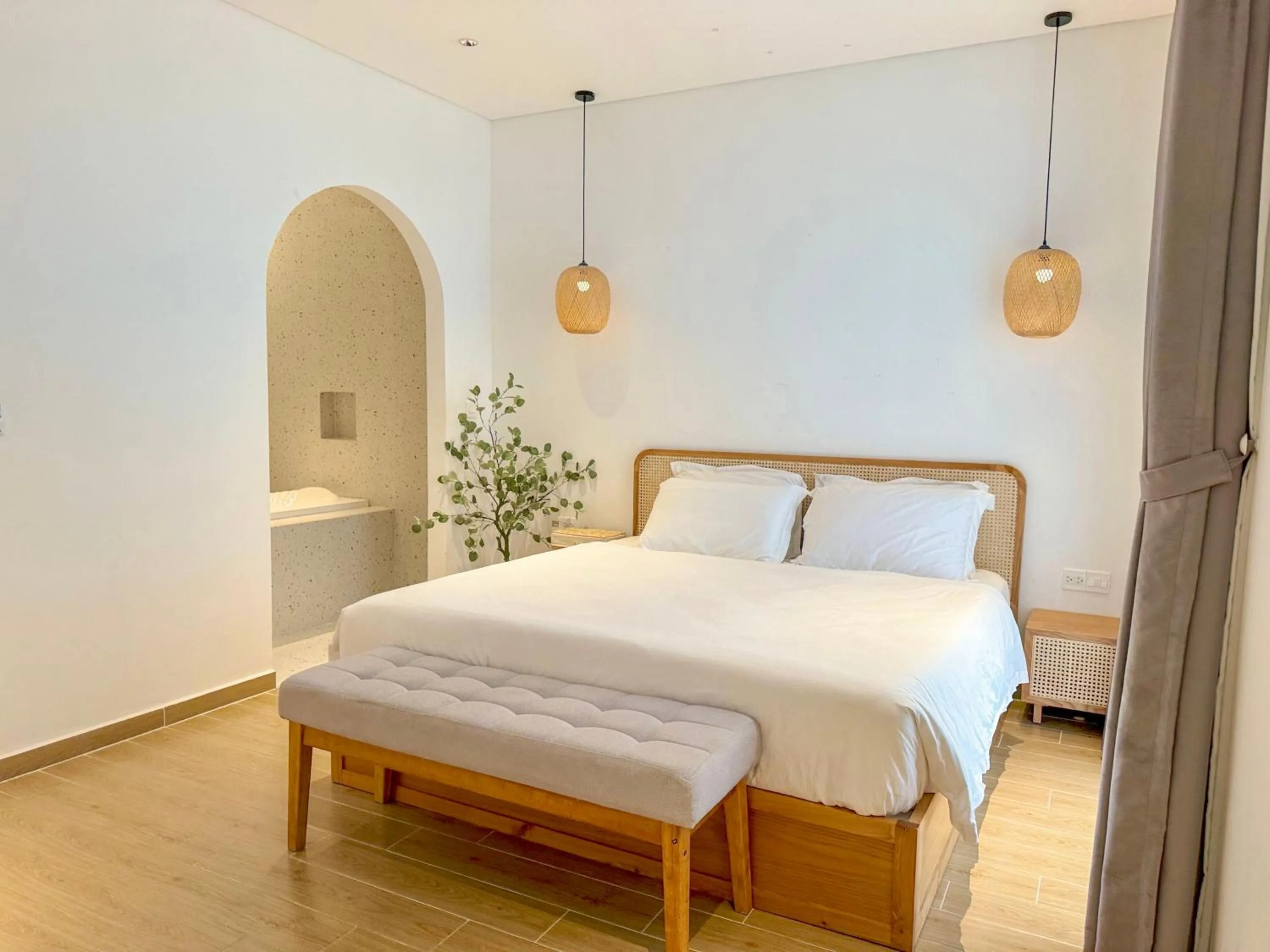 Bed in Mây House Grandworld Phu Quoc