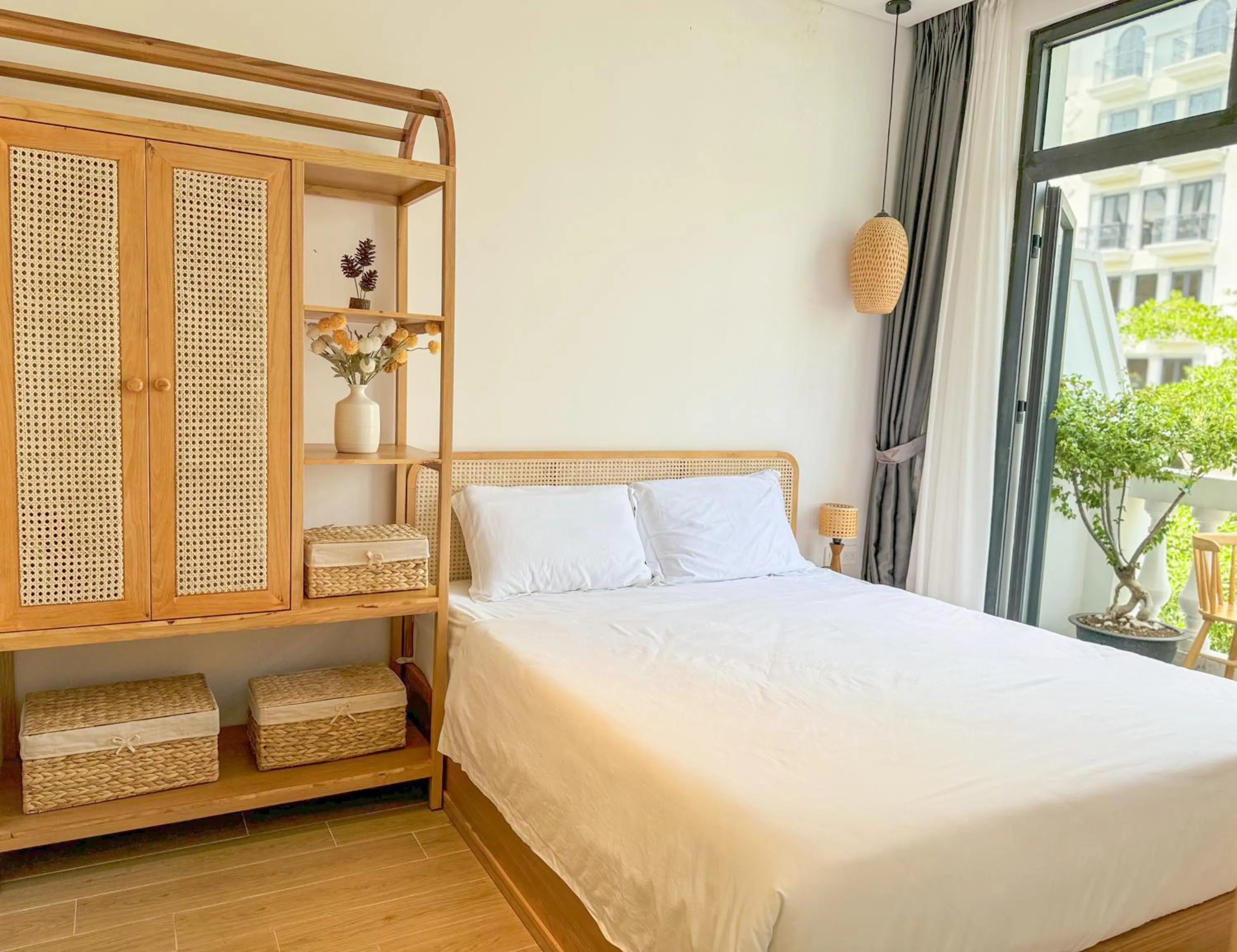 Bed in Mây House Grandworld Phu Quoc
