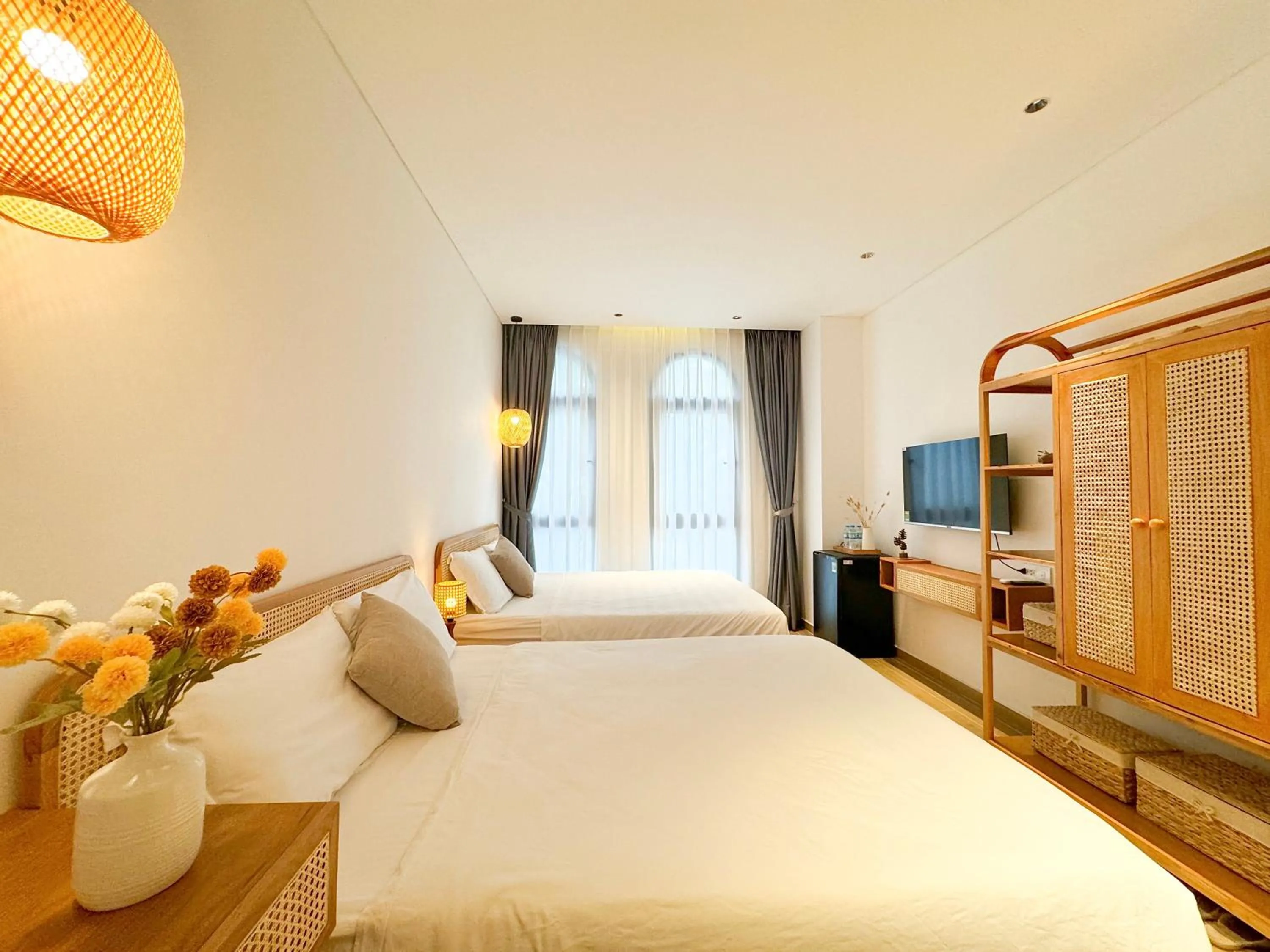 Bed in Mây House Grandworld Phu Quoc