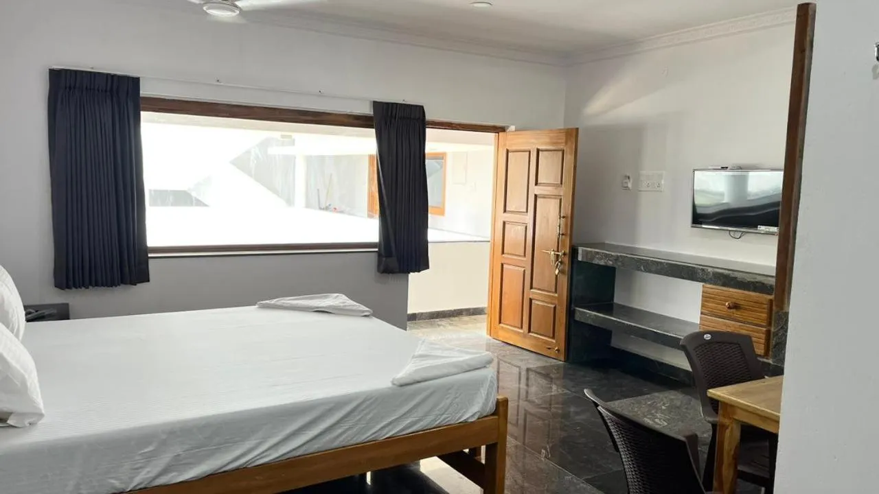 Bed in ANAND Beach Guesthouse by Moonrocks