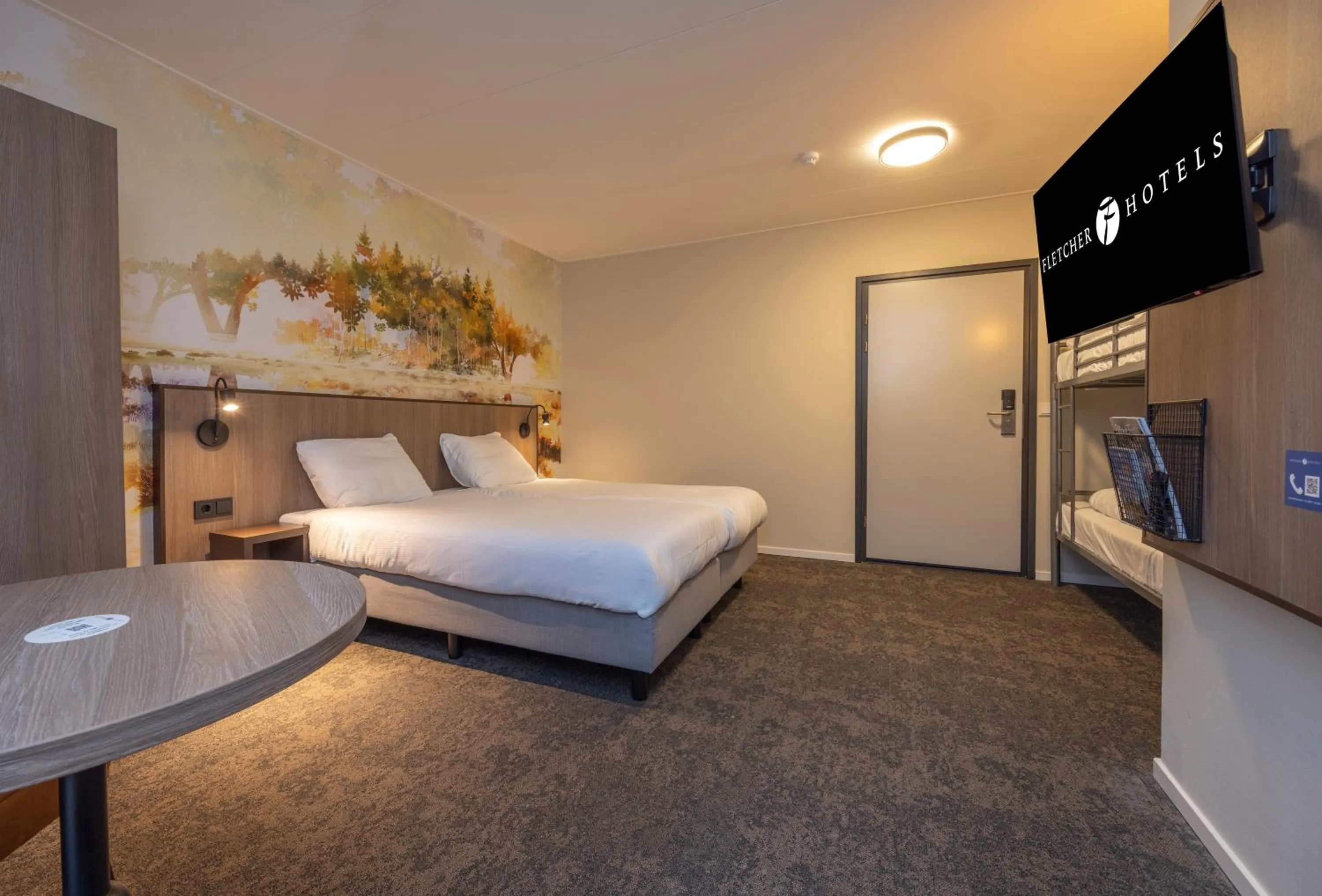 Bedroom, Bed in Fletcher Hotel-Restaurant Mooi Veluwe