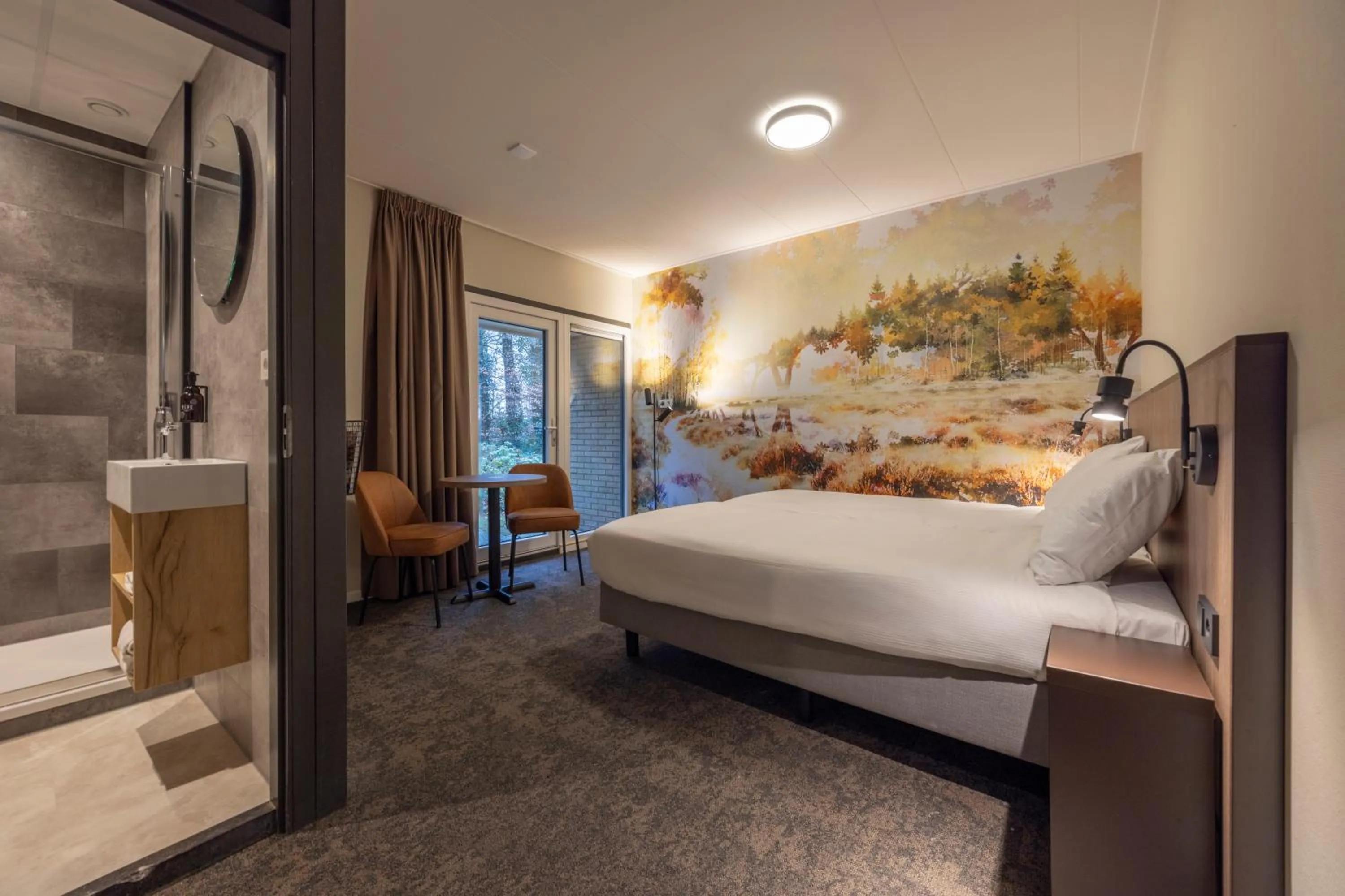 Bedroom, Bed in Fletcher Hotel-Restaurant Mooi Veluwe