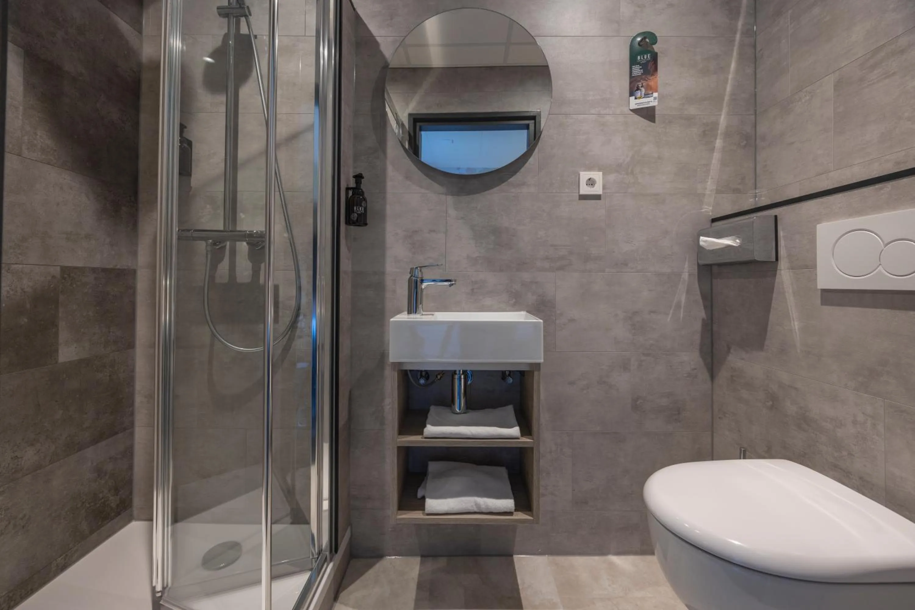 Shower in Fletcher Hotel-Restaurant Mooi Veluwe