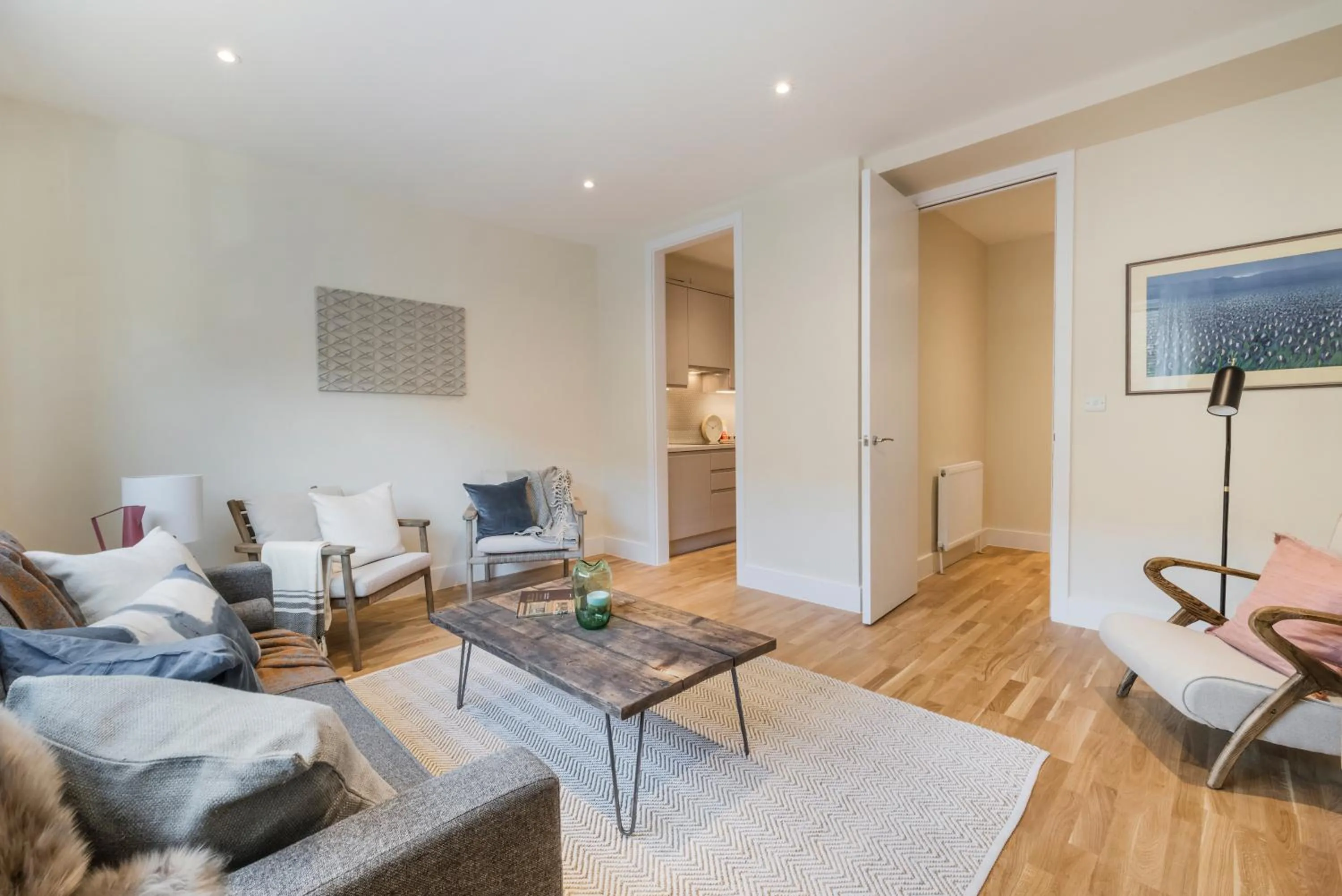 Living room in StayLux Kensington