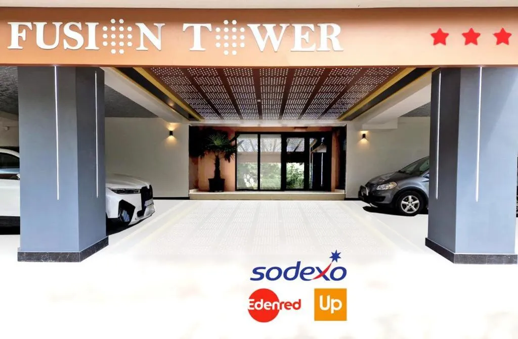 Facade/entrance in Apart HOTEL Fusion Tower