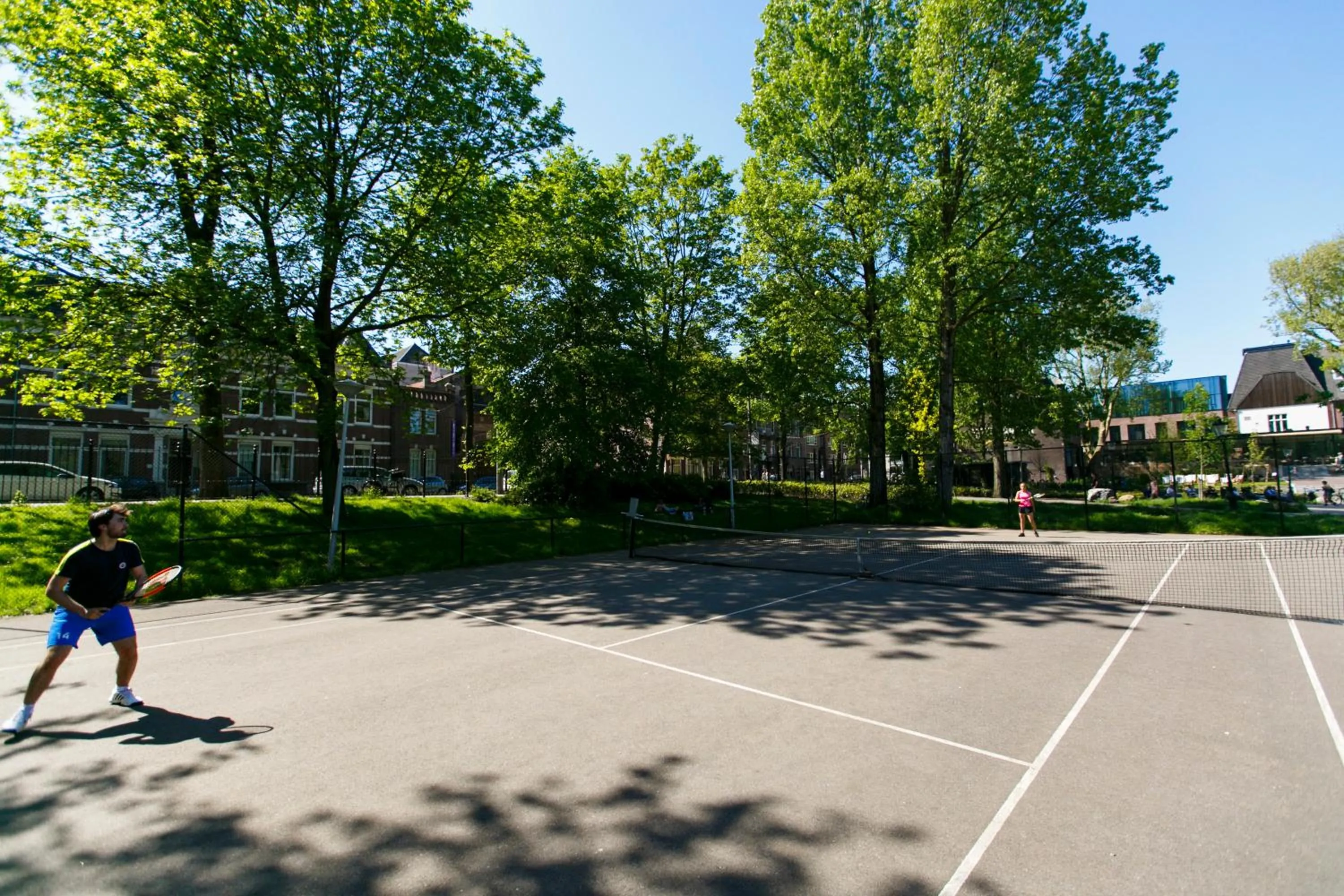 Tennis court in Hotel Arena
