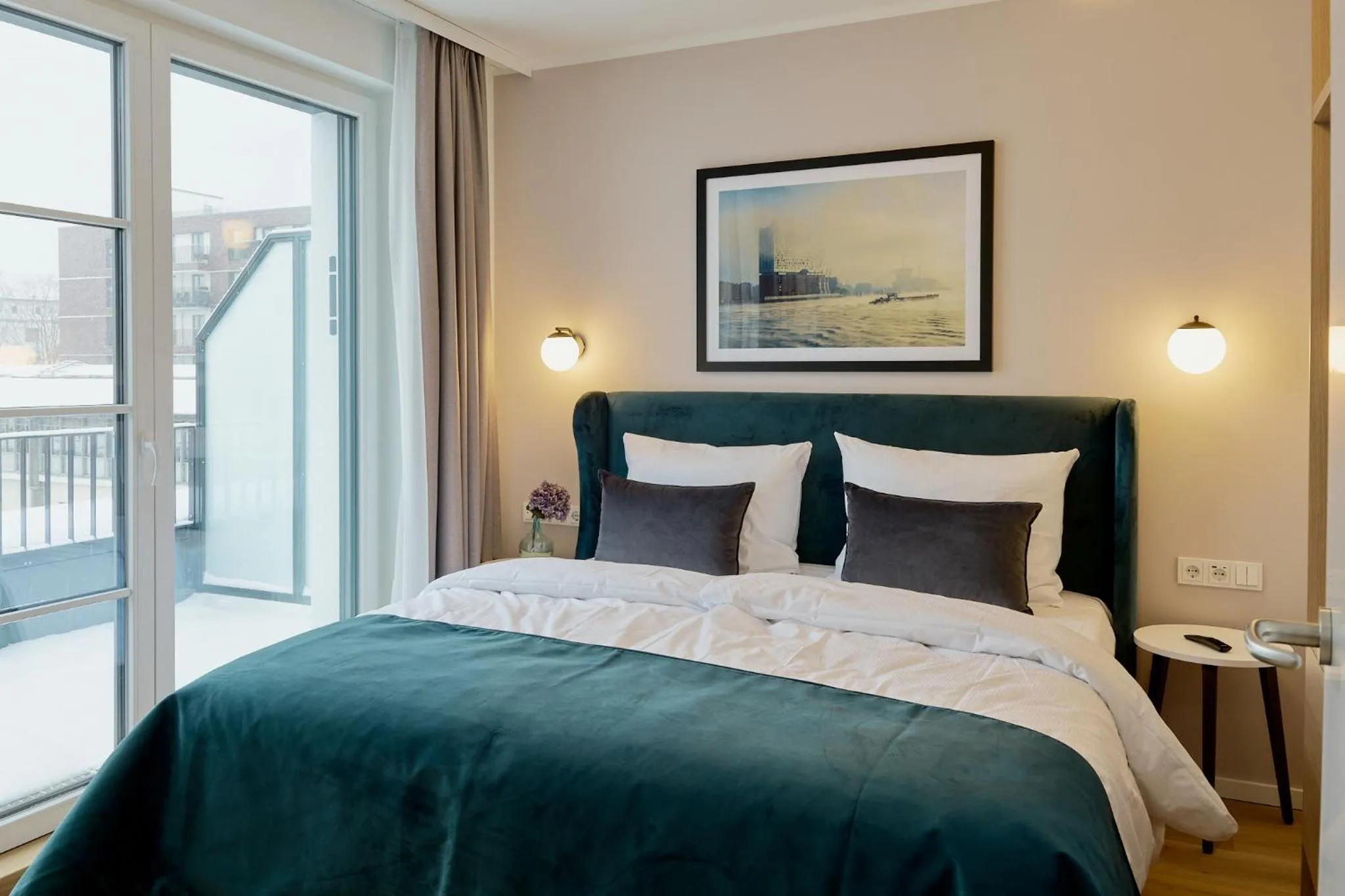 Bed in Arbio I Makro Apartments