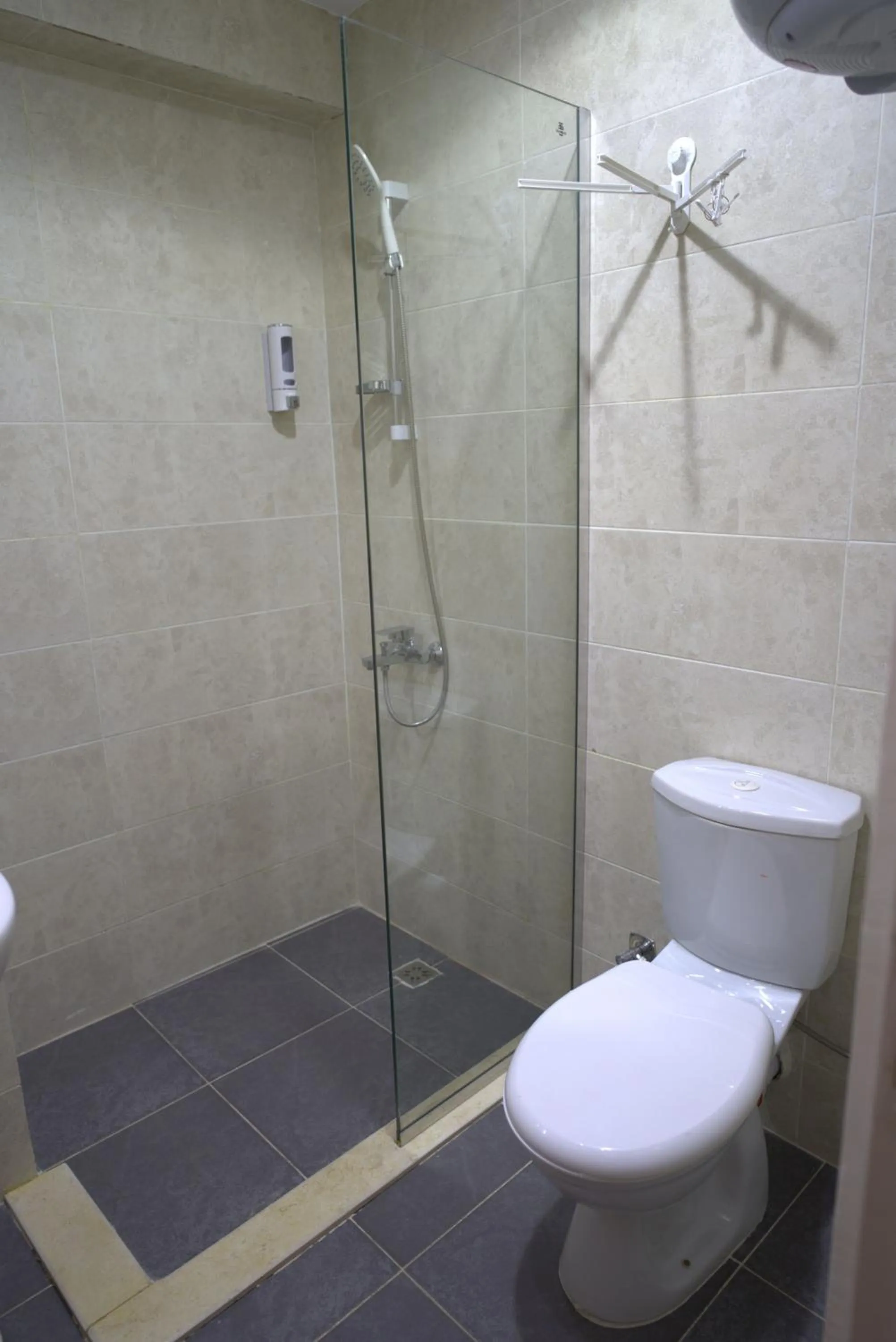 Shower in Central Cairo Hotel