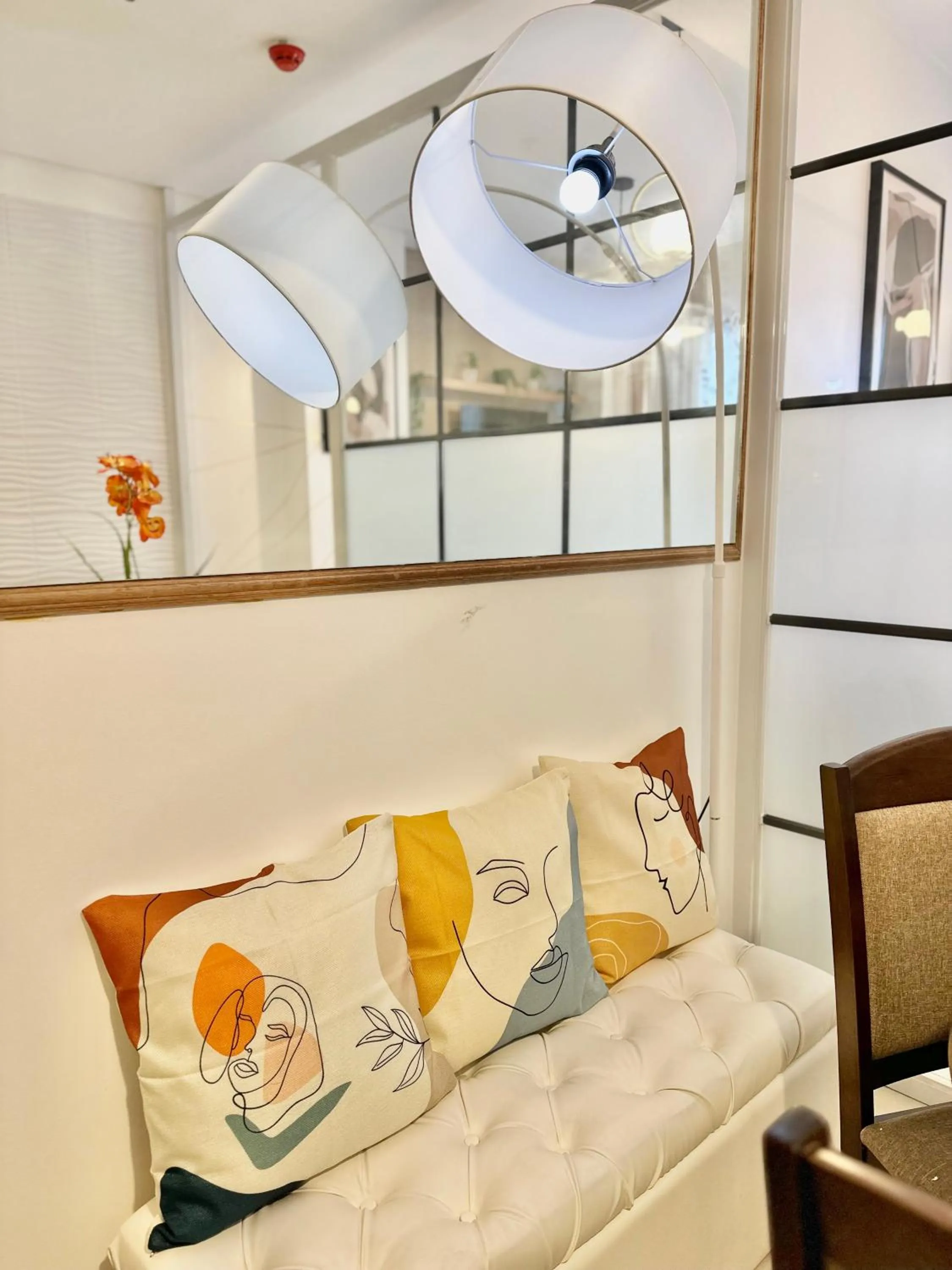 Bed in Scandinavian 1 BR beside SM CDO w POOL and Netflix