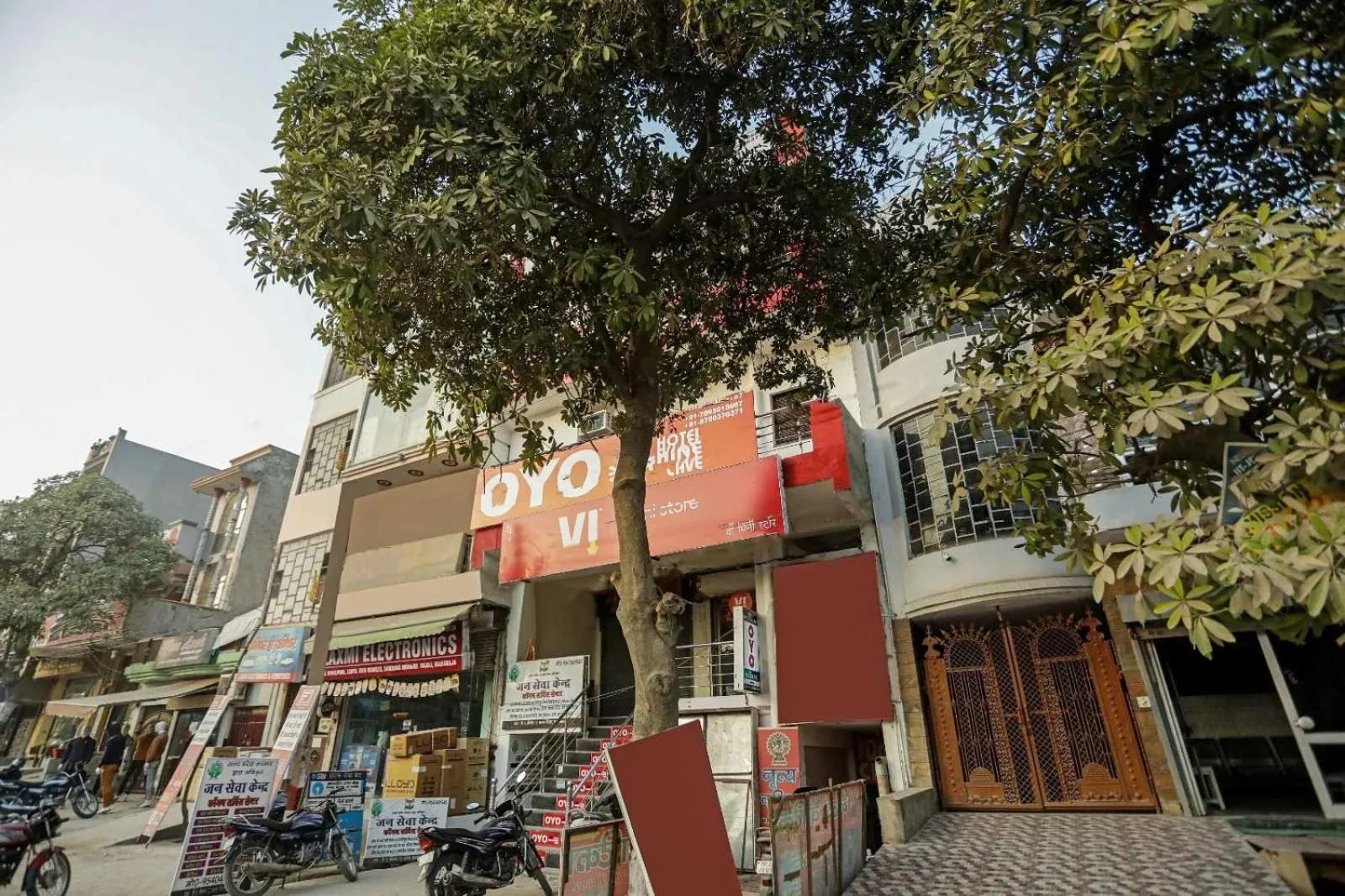 Facade/entrance in Hotel O D 3 residency