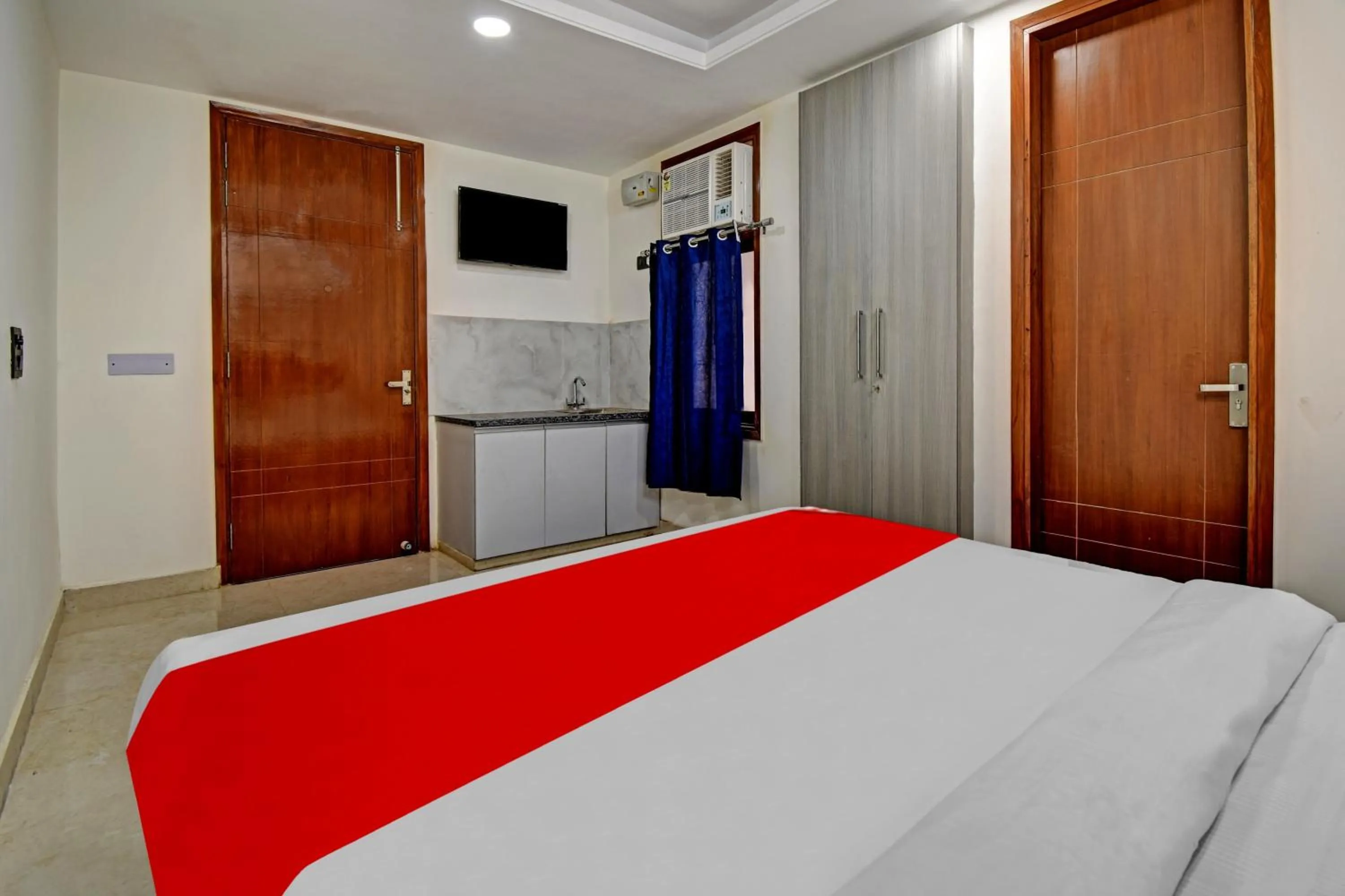 Bedroom, Bed in Hotel O Sai Kripa Stay