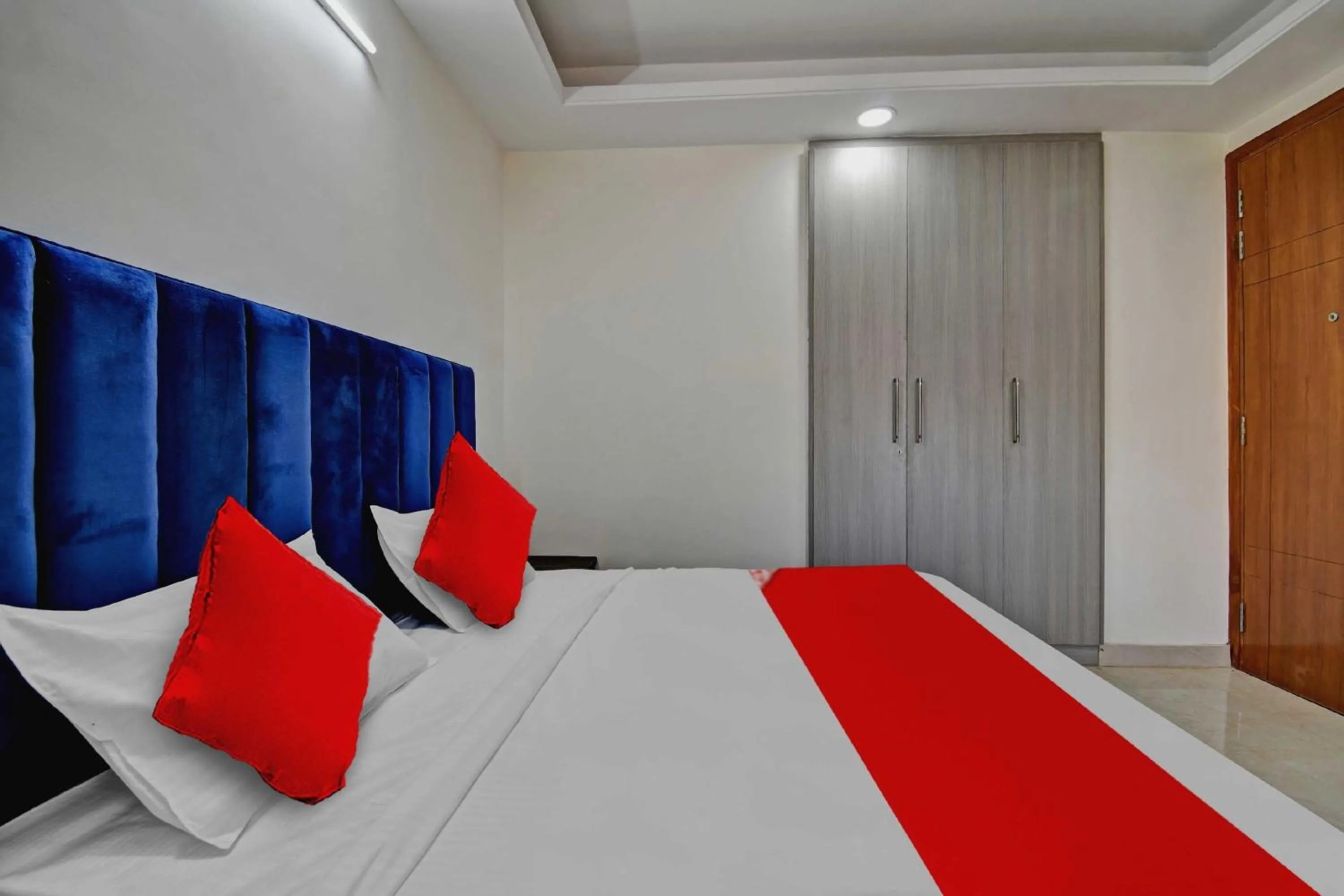 Bedroom, Bed in Hotel O Sai Kripa Stay