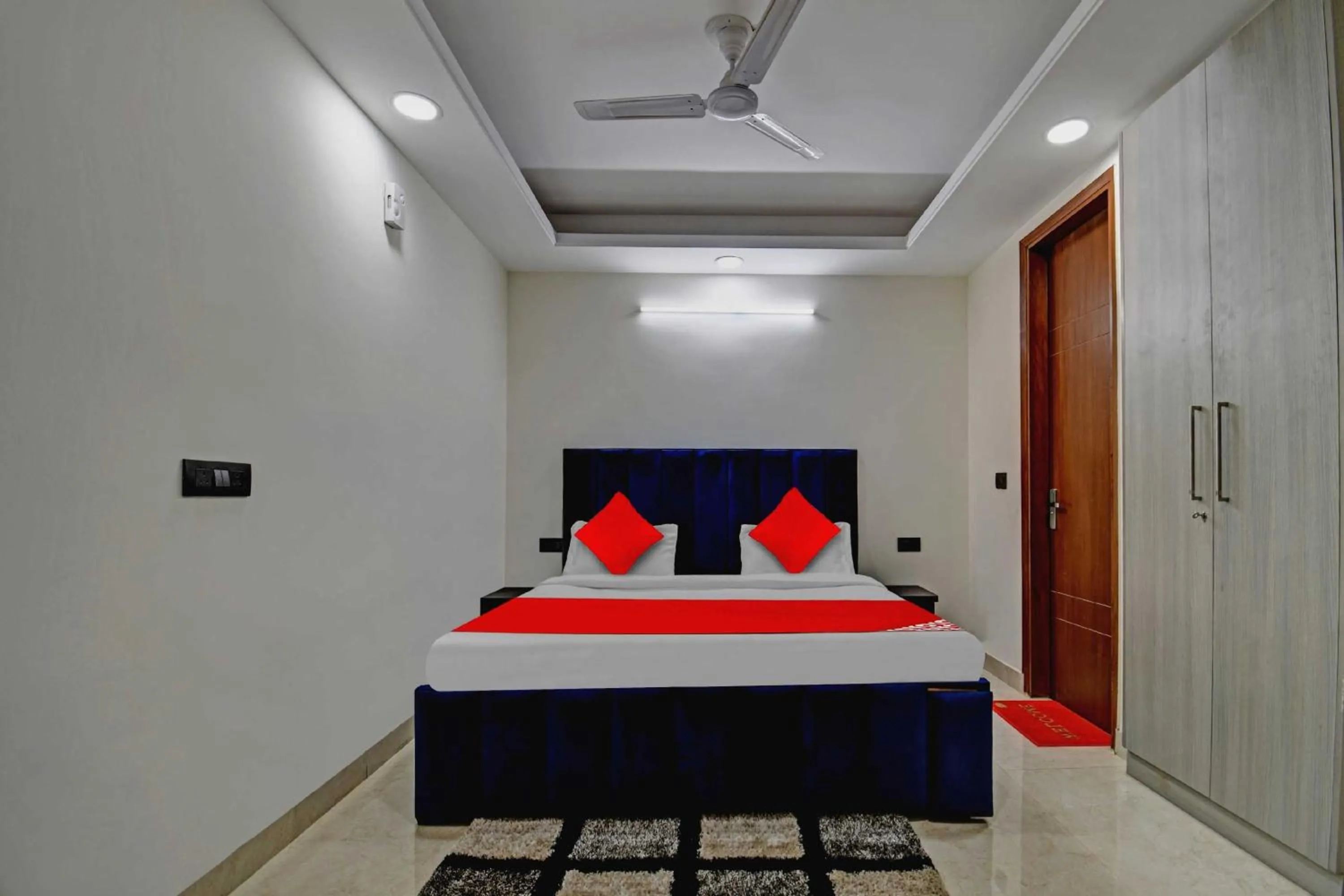 Bedroom, Bed in Hotel O Sai Kripa Stay
