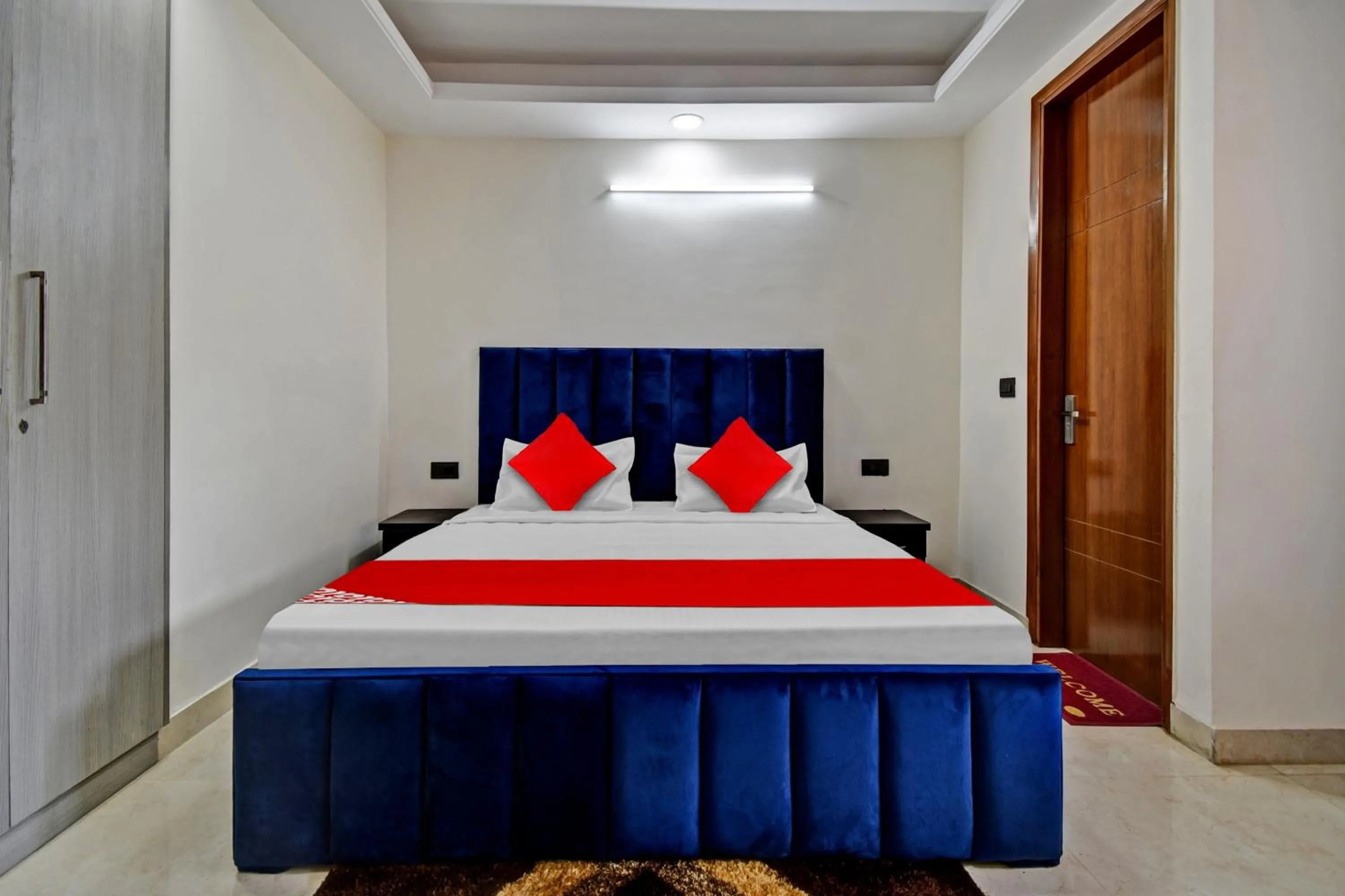 Bedroom, Bed in Hotel O Sai Kripa Stay