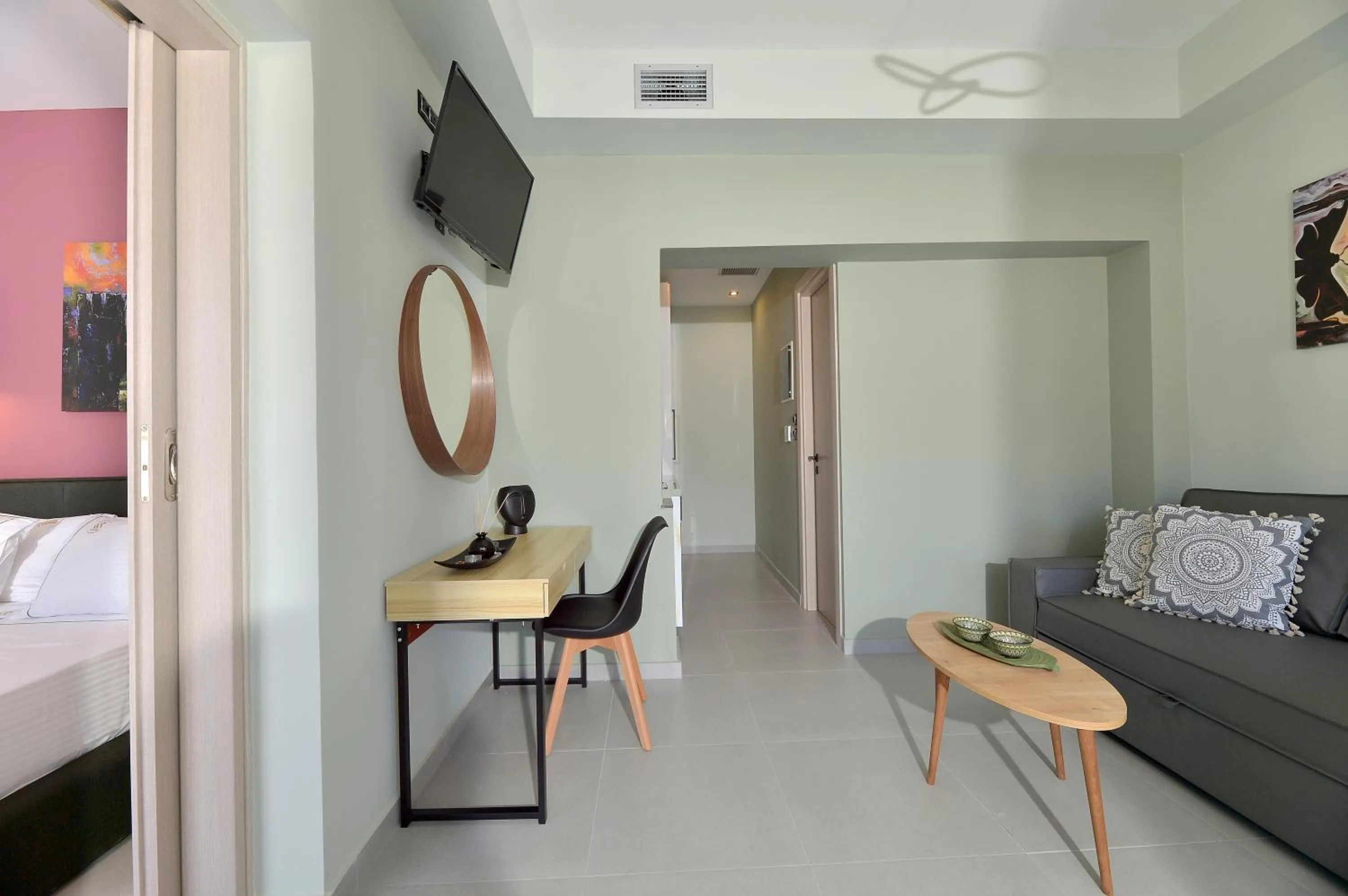 Seating area in Swan Paradise Residences